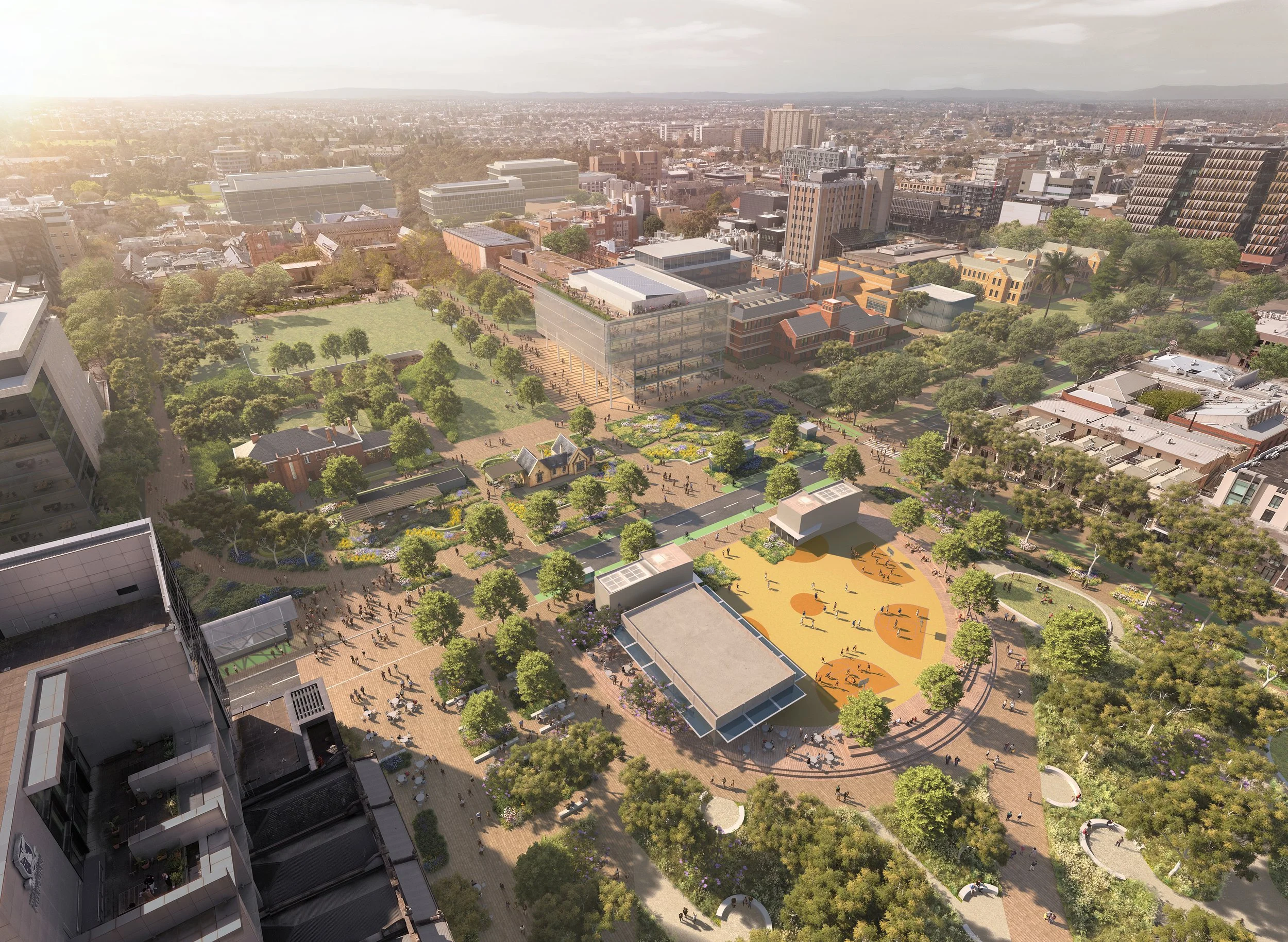 University of Melbourne Strategic Estate Master Plan Urban Design Hassell