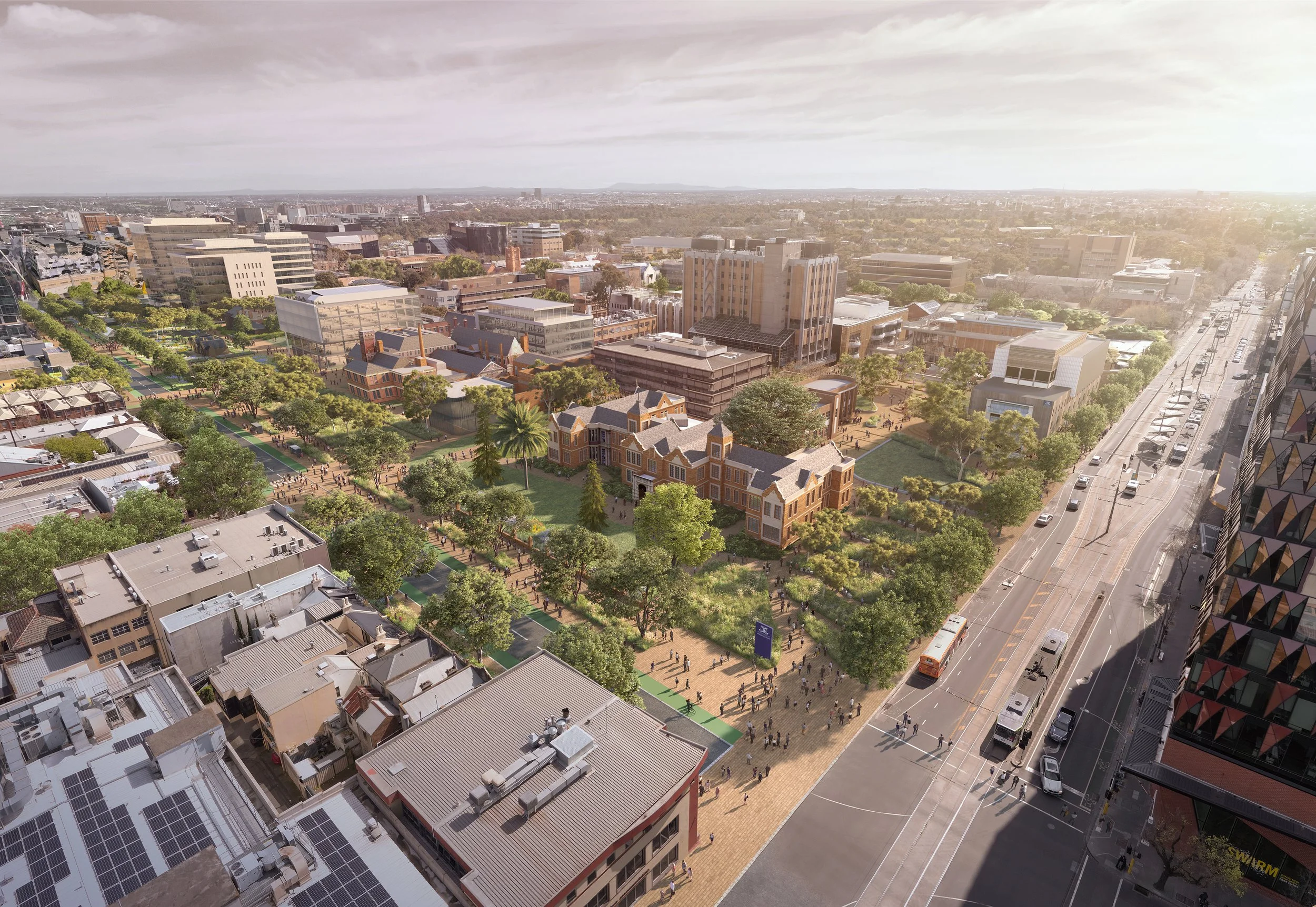 University of Melbourne Strategic Estate Master Plan Urban Design Hassell