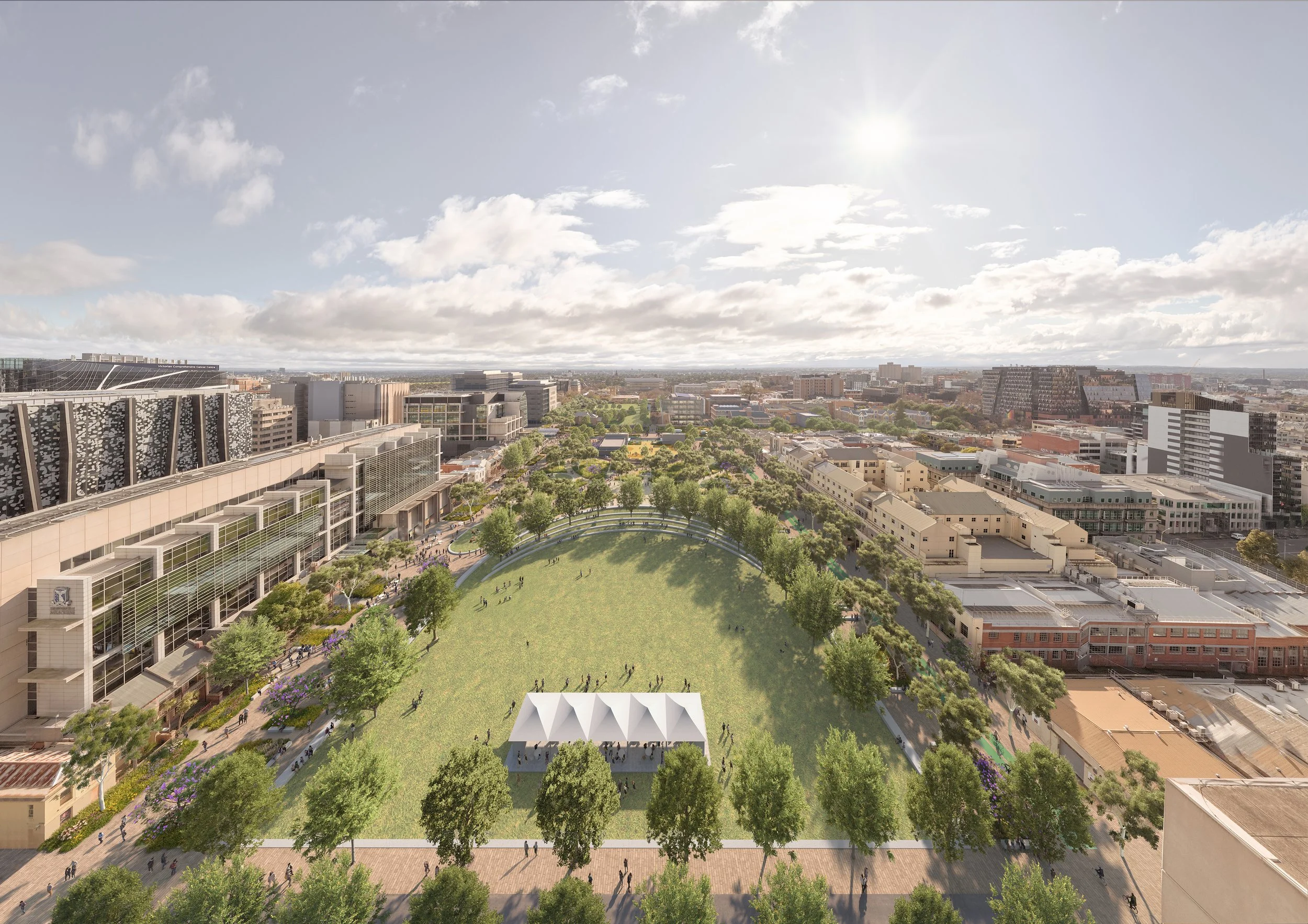 University of Melbourne Strategic Estate Master Plan Urban Design Hassell 