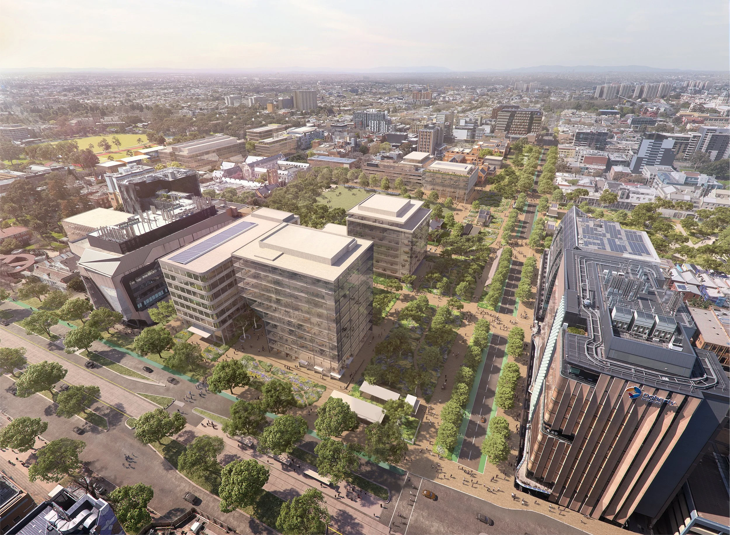 University of Melbourne Strategic Estate Master Plan Urban Design Hassell
