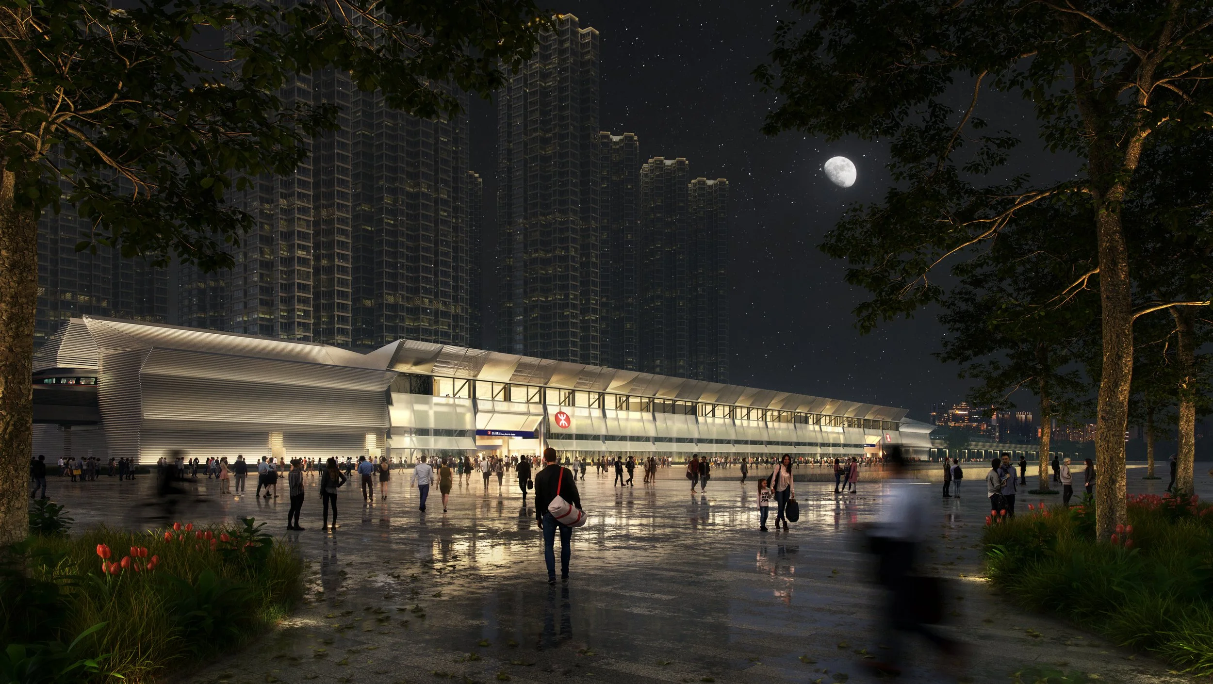 Hong Kong MTR Hung Shui Kiu Station 