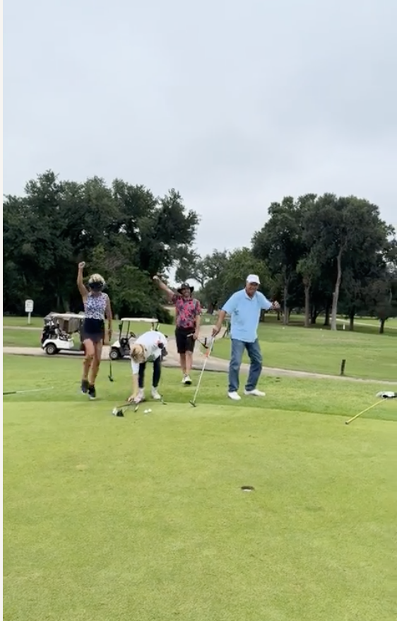 Overton putt! 