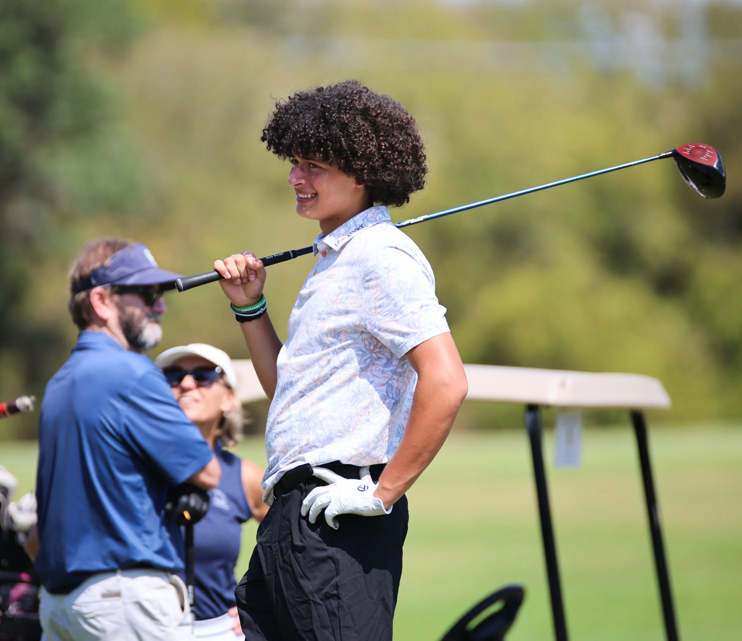 Young golfers