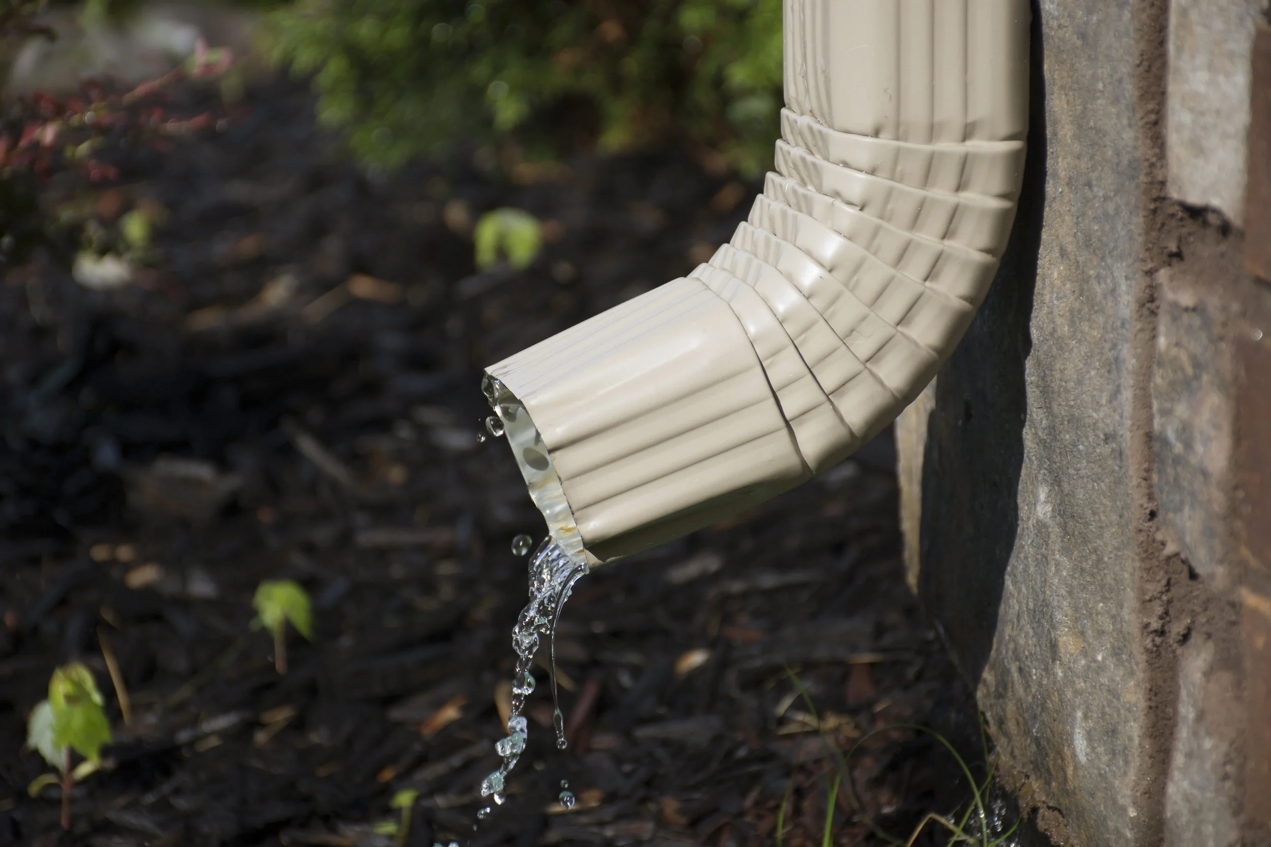 BENEFITS - Protection of the roof, siding, and fascia of your home. - Erosion and foundation damage can be avoided. - Lessens settling and cracking of sidewalks and driveways surrounding your home. - Prevent basement and crawlspace flooding.