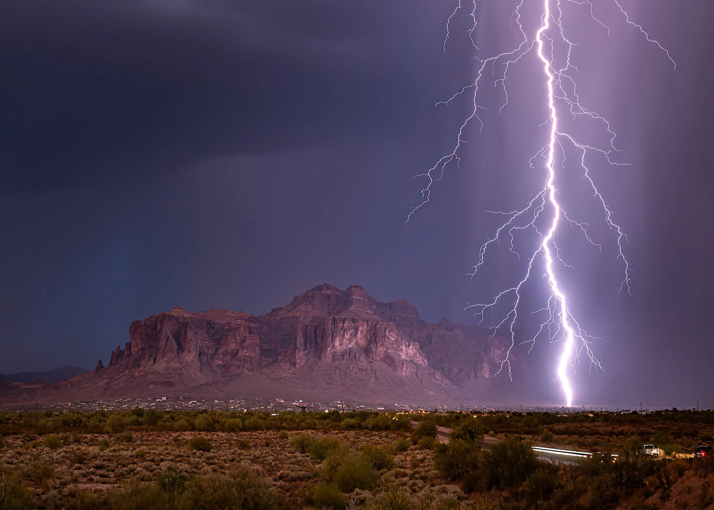 The Superstitions and the Bolt, Apache Junction, AZ