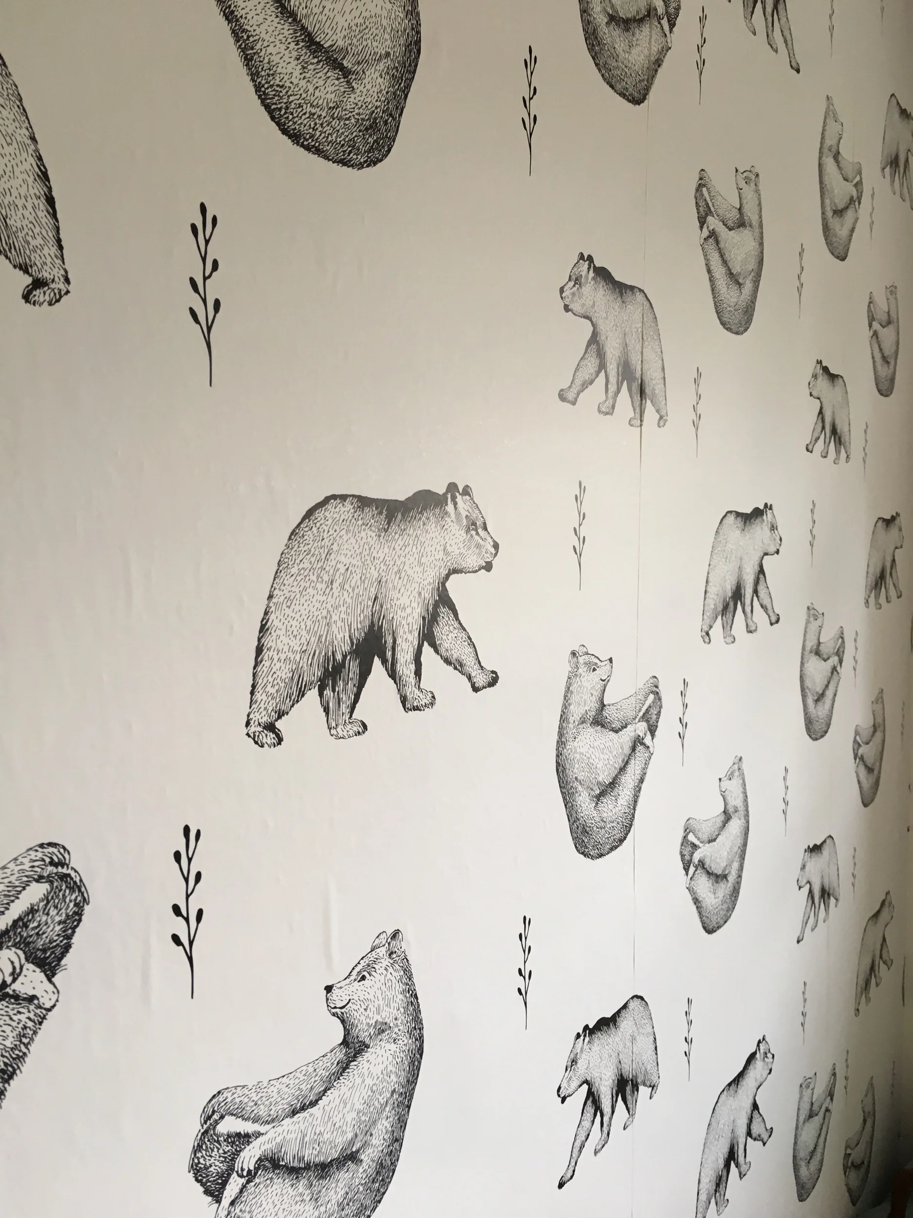 Self adhesive wallpaper? Count me in. Check out this wonderful idea here