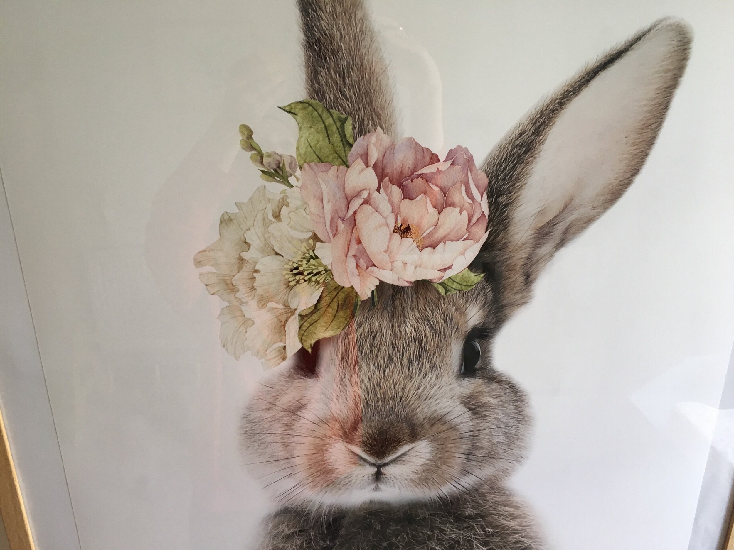 Who couldn’t fall in love with this incredible bunny print from Etsy? Not only is it fabulously feminine but you can also buy it as a set (the other image is of the bunny’s cotton tail!)