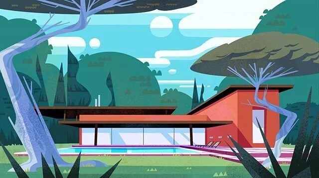 Tried playing around a bit with this one! Definitely could be stronger but I got out some ideas I liked
..
..
..
..
#instaart #backgrounddesign #animationbackground #modernmansion #cartoon #animationart #illustration