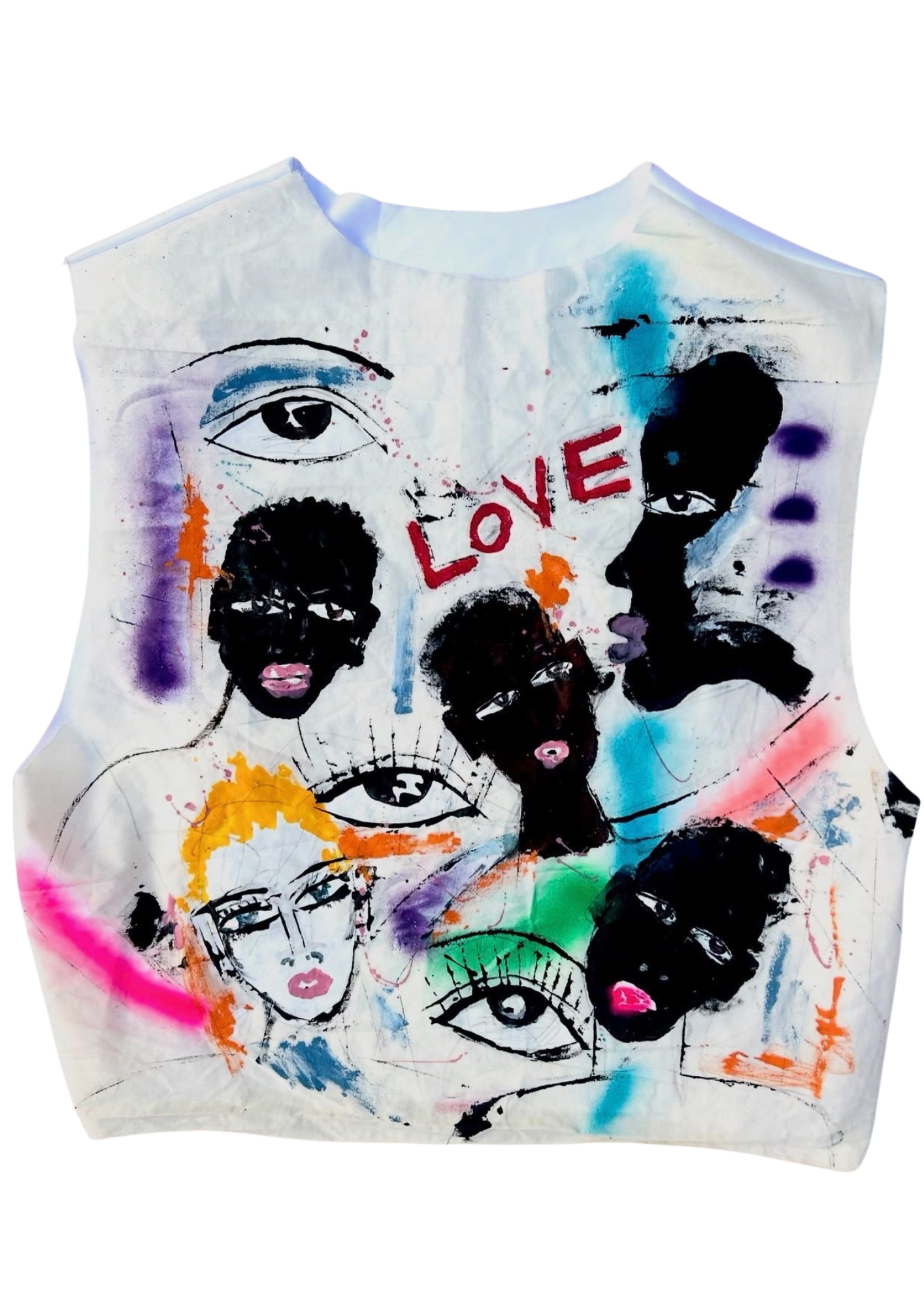 Hand Painted Love Tank