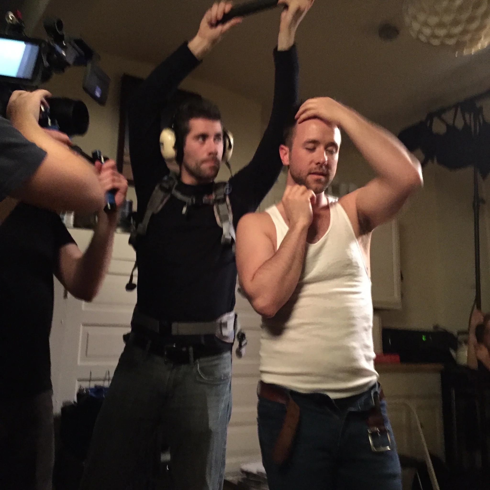 Filming "Just A Guy" web series
