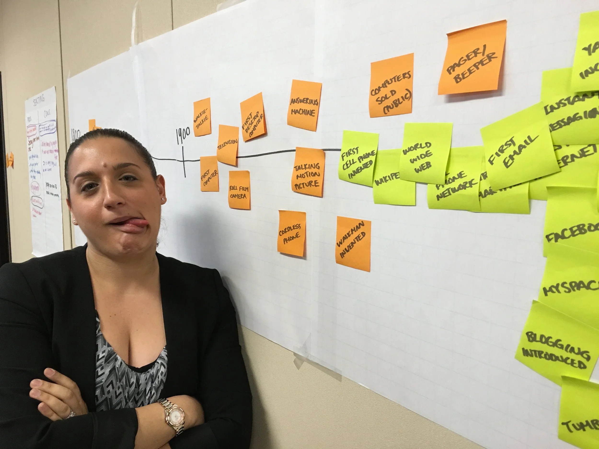 MyMediaLife Workshop Cofacilitator, Emily Hanlen.