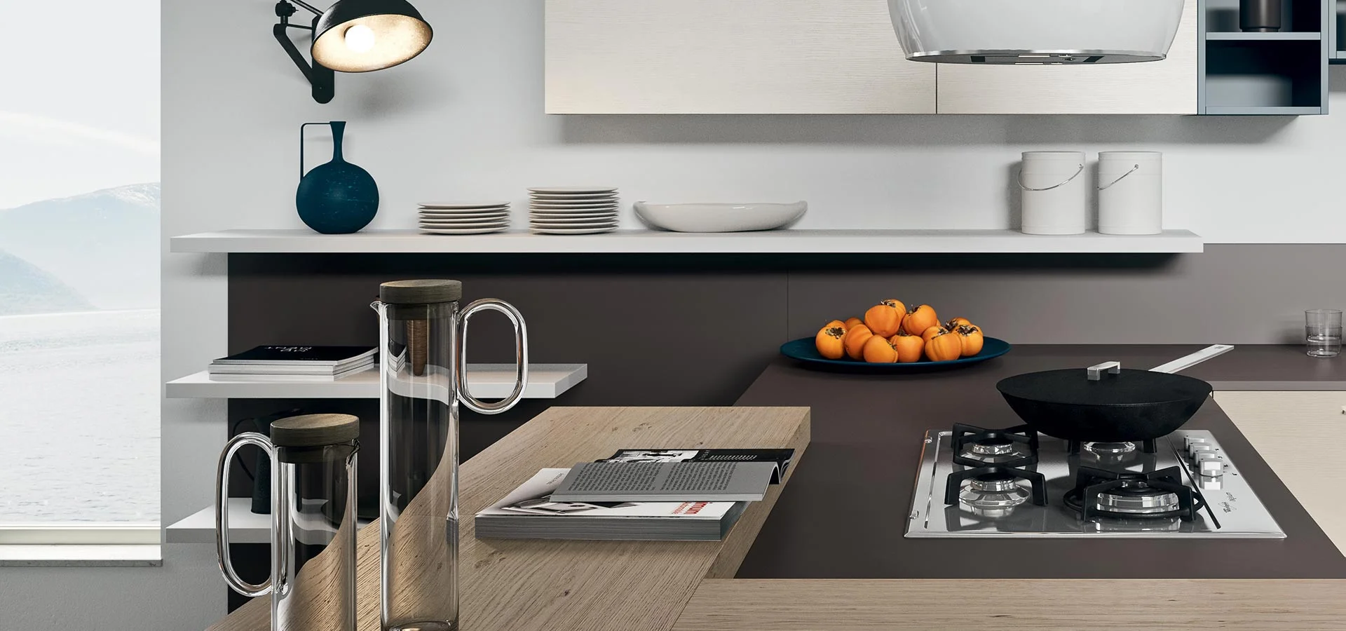 A kitchen with plenty of workspace will enrich your enjoyment of cooking.