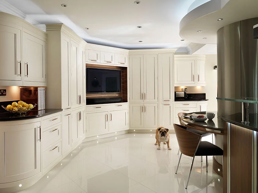 Plinth lighting, spotlights and downlighting can all be incorporated into your new kitchen design.
