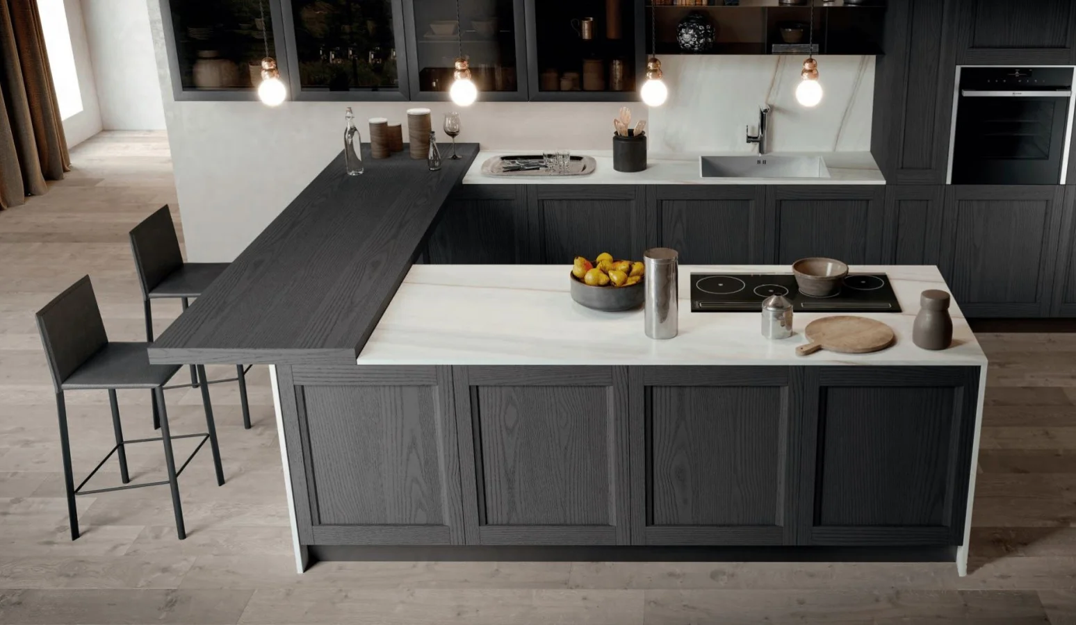 Effective ‘task lighting’ is necessary for the ‘working triangle’.