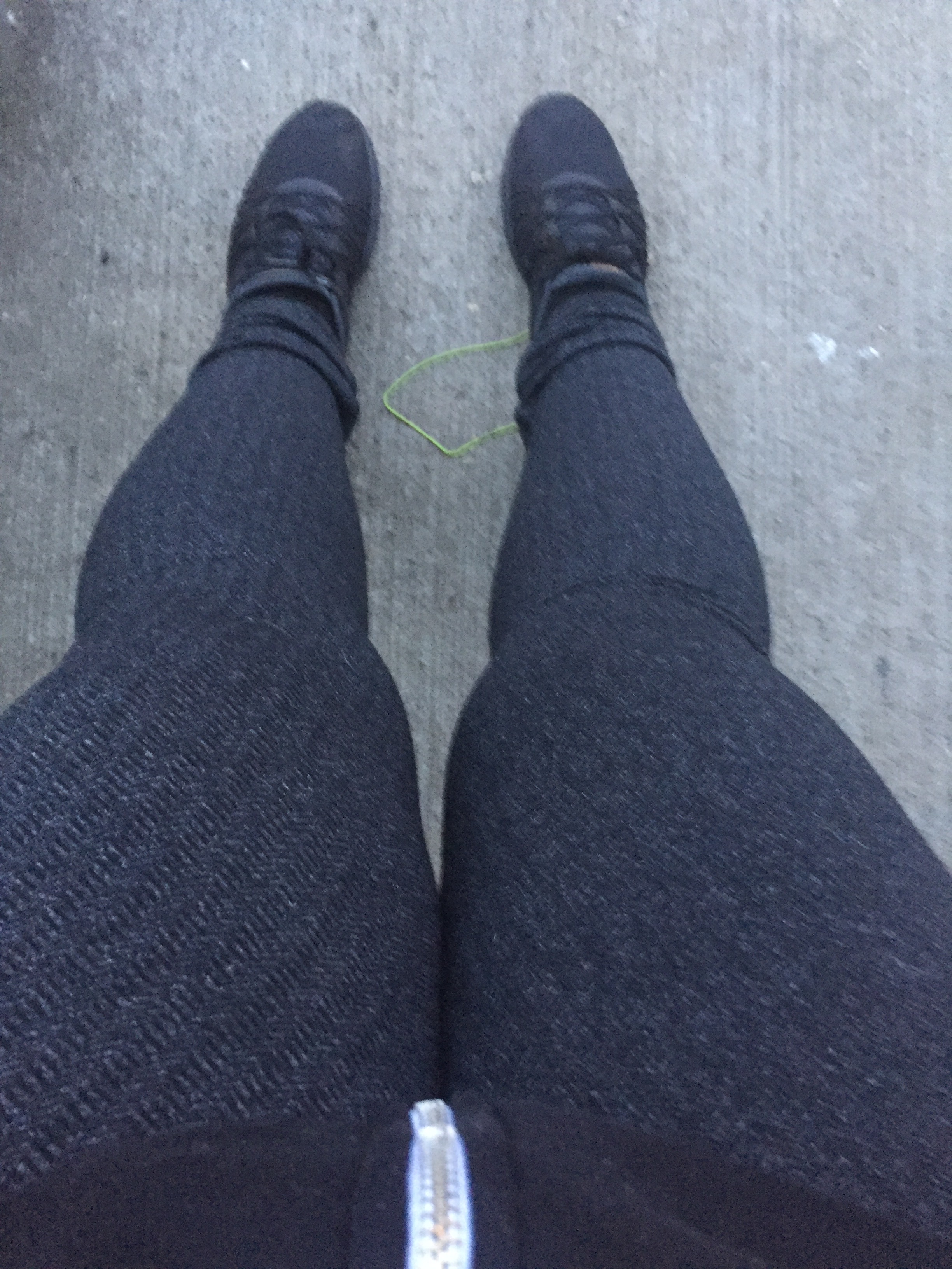 this is my standard i'm going to or coming home from working out photo. this tells you 2 things about me. #1. i'm a lazy photographer. blurry legs ftw. here i am in my gear waiting for the bus. #2. i'm ok with a photo from the waist down. for as short as they are, i like my legs. i made it to the gym this morning. i can't lie, it took me about 10 minutes into the warm up to be ok with being there. after an extended gym-cation the first workout is always a mind fuck. you know it's going to be hard. you know you're going to feel slow. it's like going to work on a monday. you just drown yourself in caffeine and hope you'll make it through to the other side. the thing is i can't have coffee pre morning workout or i'll have to get up an additional 30 minutes earlier because it's a guaranteed poop. being carless i already have to get up at 5:45AM to make a 7AM class. the plus side of spring is that it's no longer completely pitch black out when i leave the house. just navy-black. almost barely black. i rolled my ankle in the dark not too long ago because stray rocks on the sidewalk are not my friend. i'm celebrating the earlier sunrise more than most normal folk.