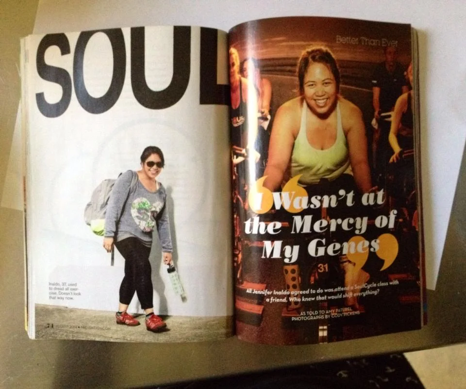 being praised in a national magazine for losing weight fueled my exercise addiction and orthorexia.