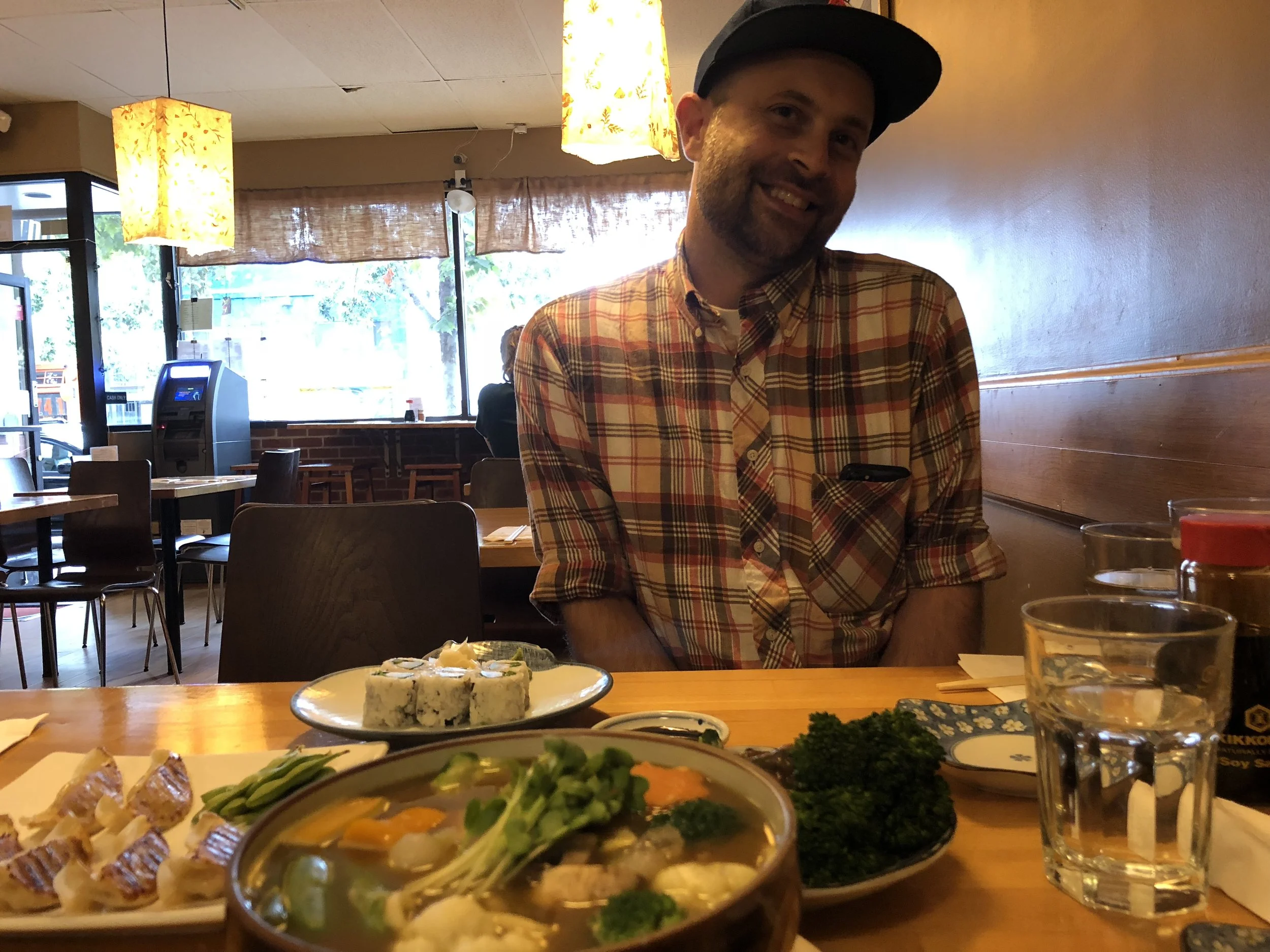 at ChaYa our favorite veg restaurant that has managed to stay alive in the constantly changing Mission.