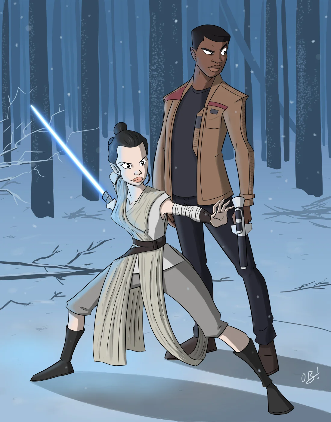 Star Wars: Rey and Finn