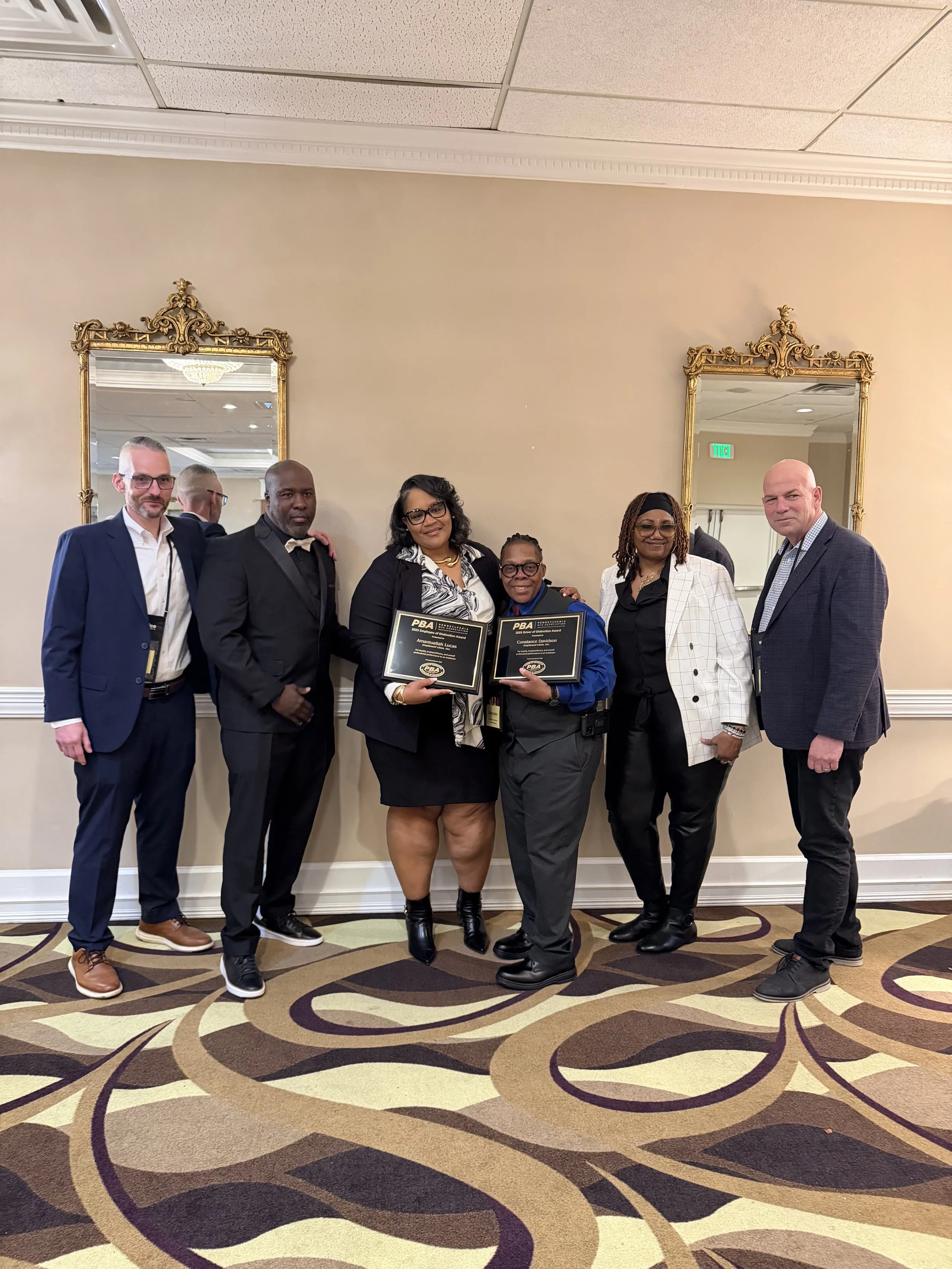 Greyhound Employees Earn Prestigious Pennsylvania Bus Association Honors for Leadership and Safety&nbsp;