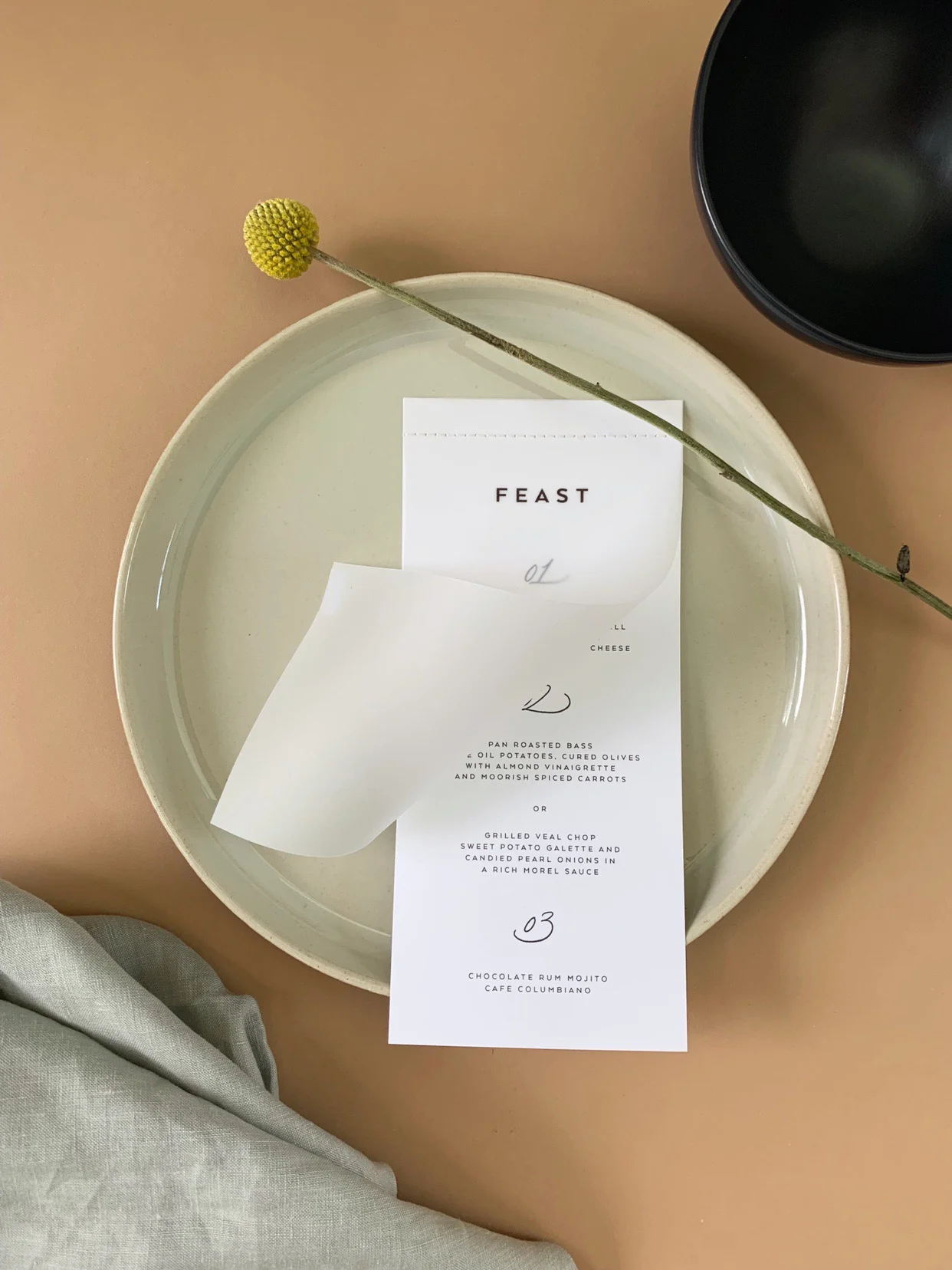 Maeve Semi Custom Menu