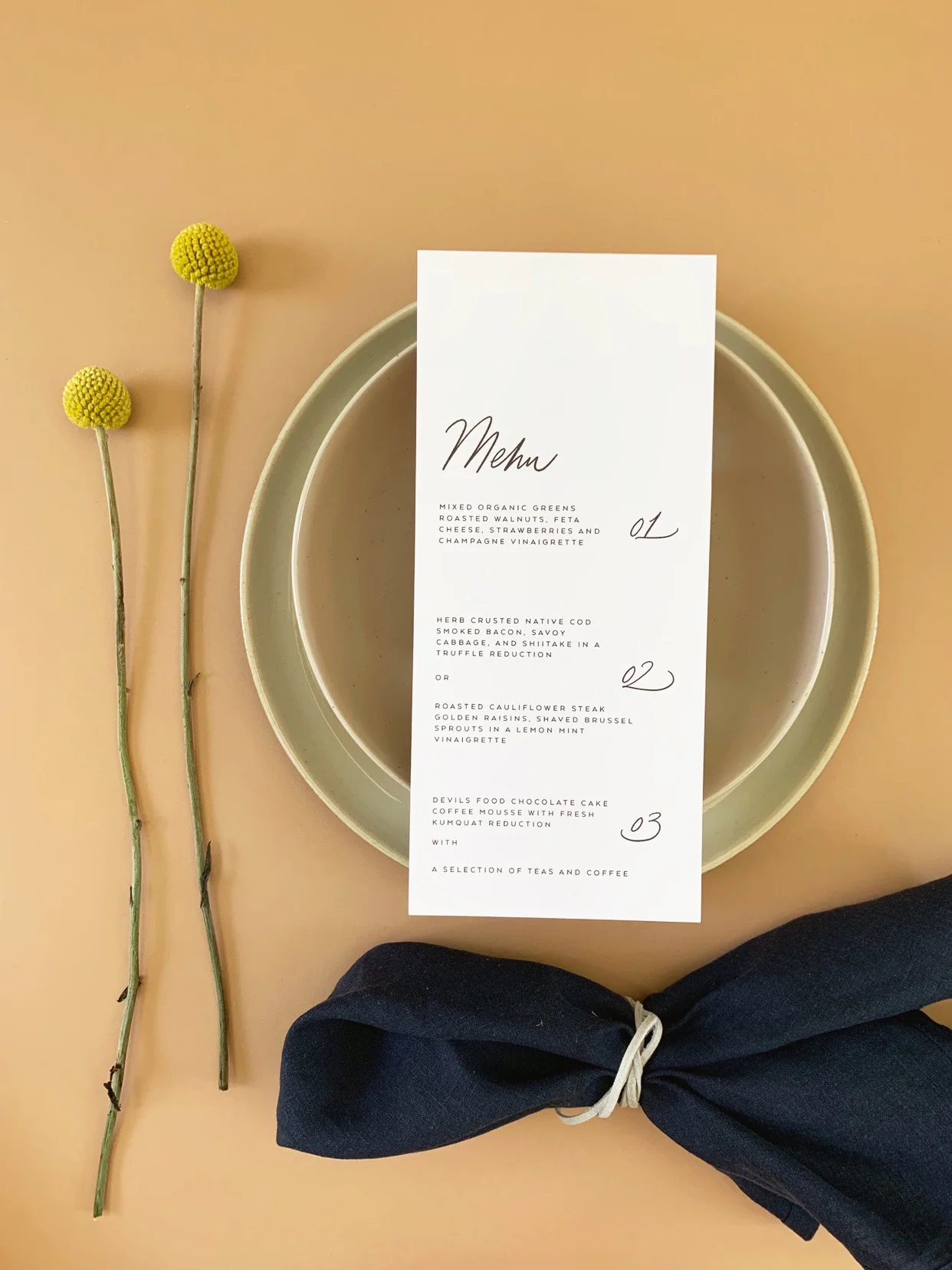 Margo Semi Custom Menu