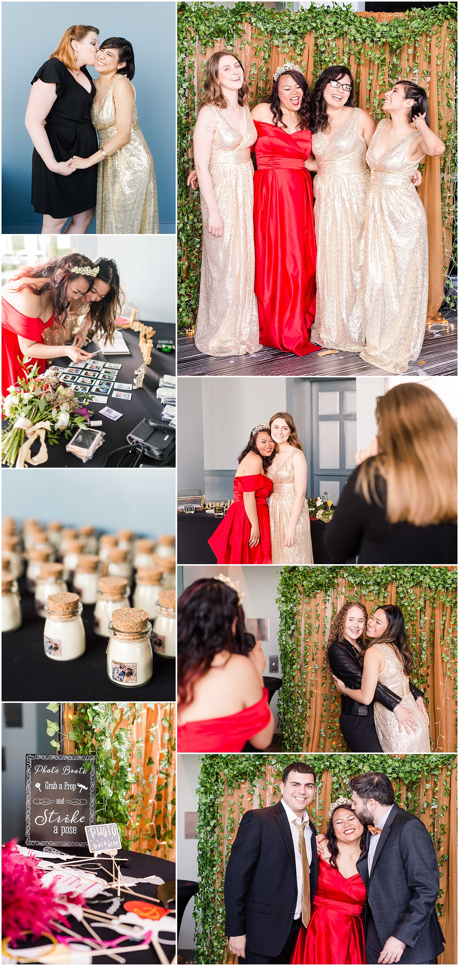 reception at an intimate wedding in hoboken new jersey at the W Hotel