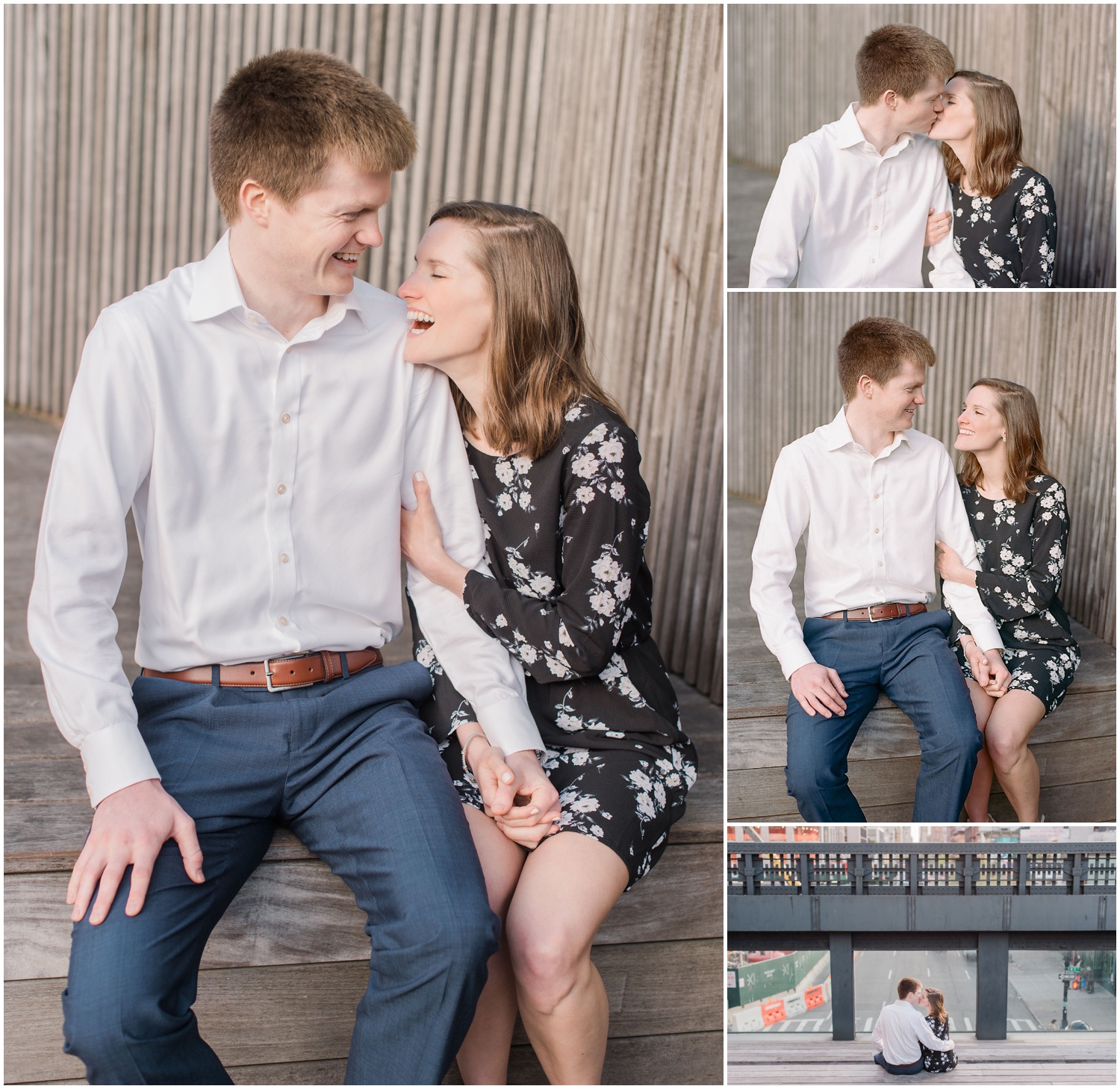 new york city_high line_engagement photography session