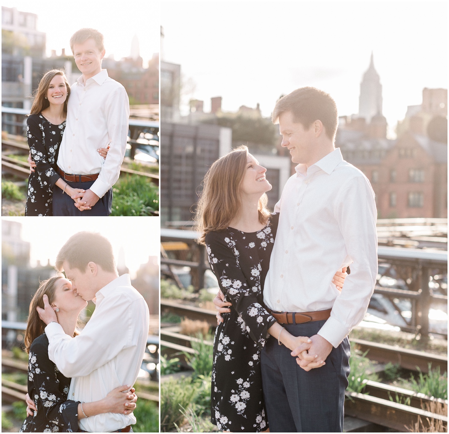 new york city_high line_engagement photography session