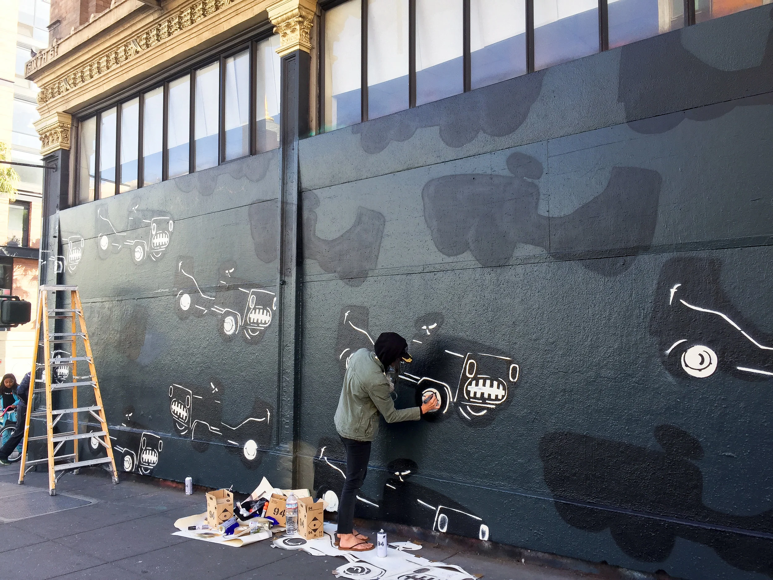 Mando Marie Mural for "One Trick"