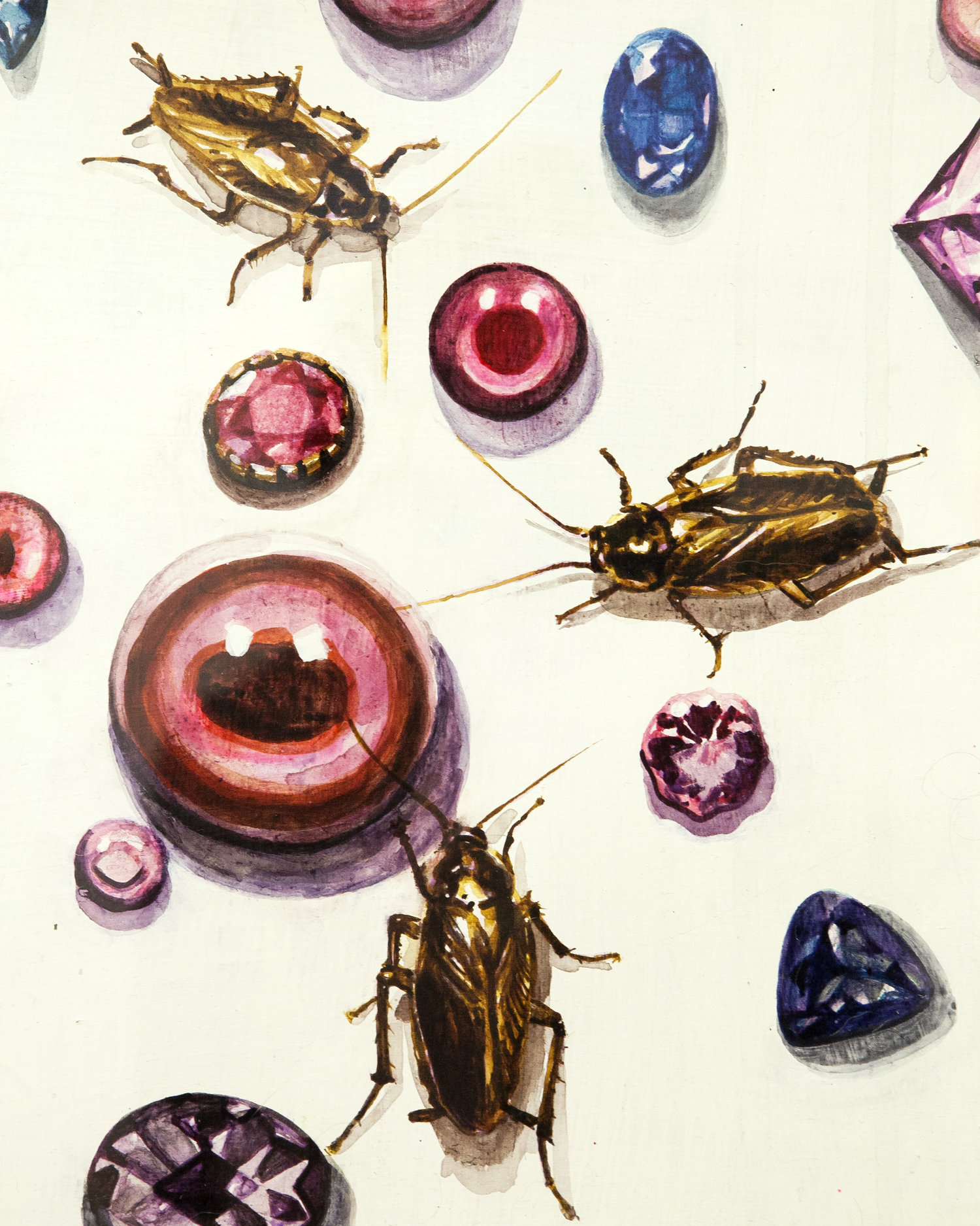 Detail of “Insta” by Aubrey Learner for “Fly Traps”