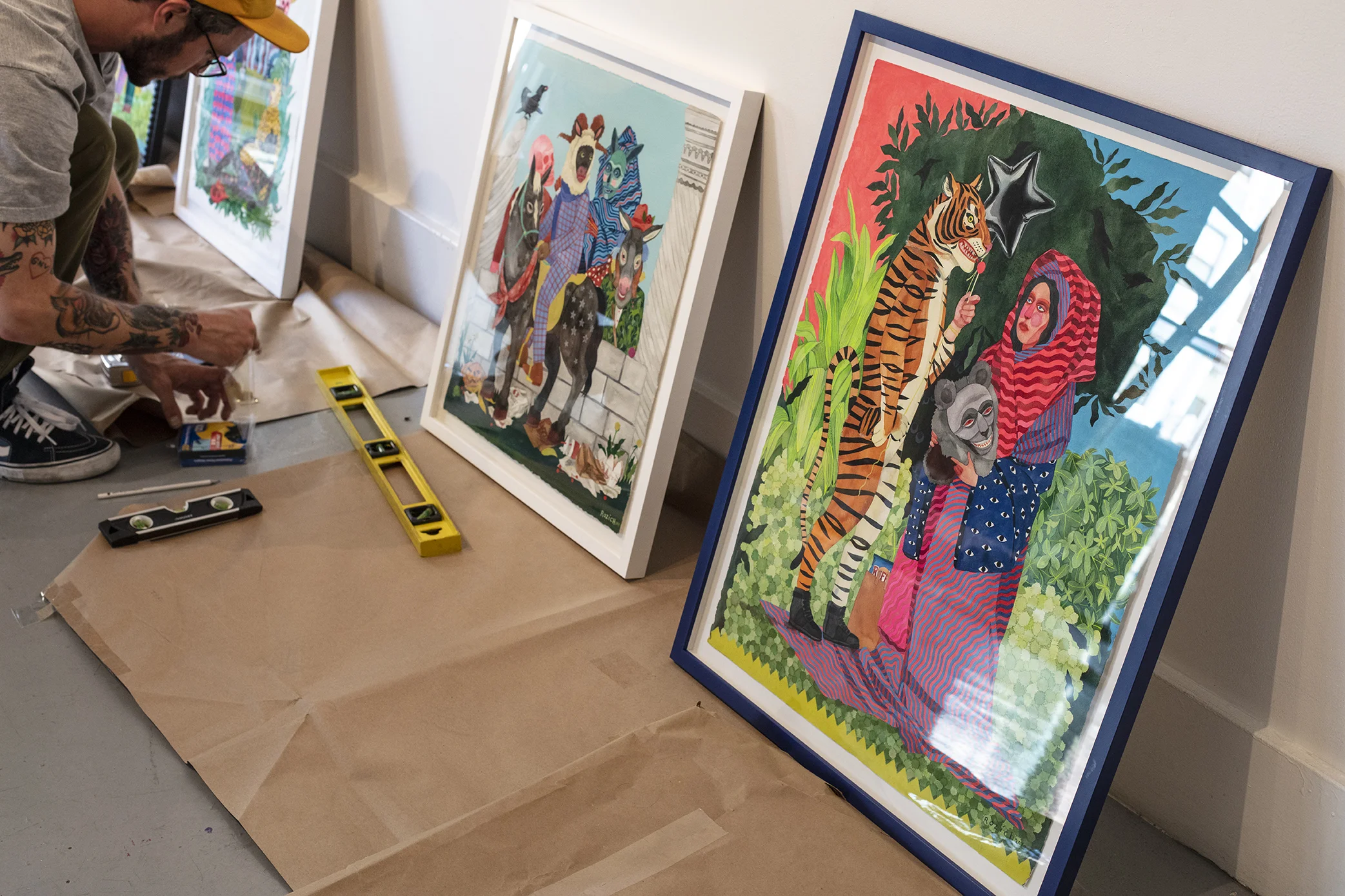 Behind the scenes photo by L. Herrada-Rios