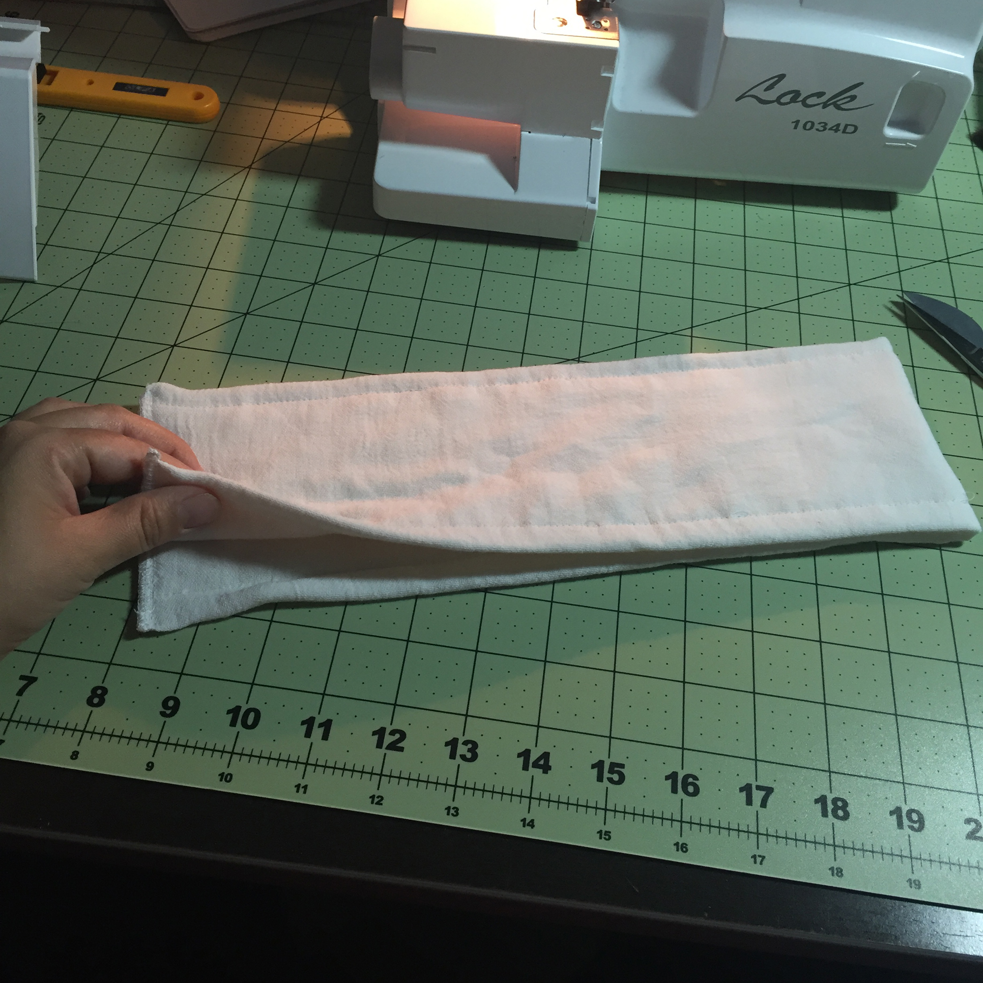 I just fold it in half and use it on top of a prefold folded in 3 and stuff it in my pocket diapers for night time.
