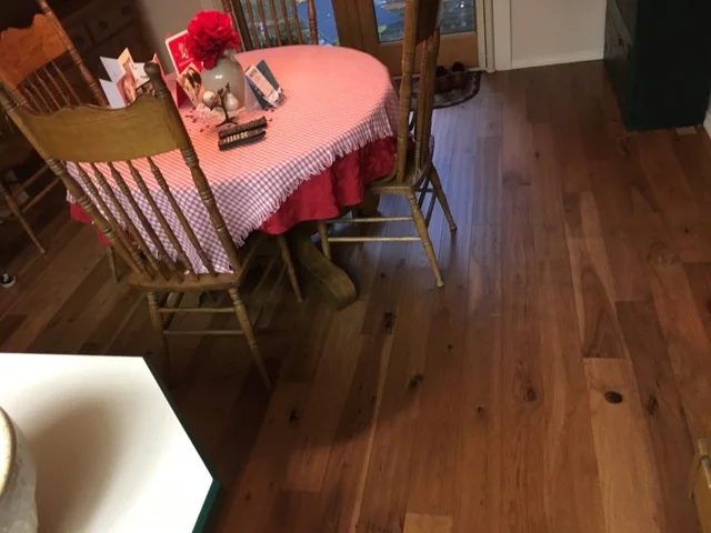Homerwood Hickory Tumeric Dining room