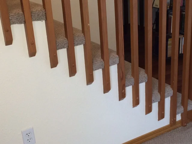 Open wrapped stair edge