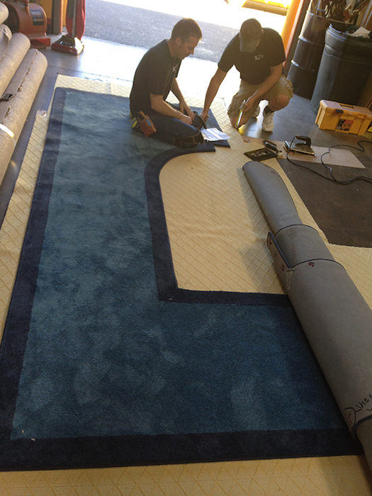 Custom fit rug