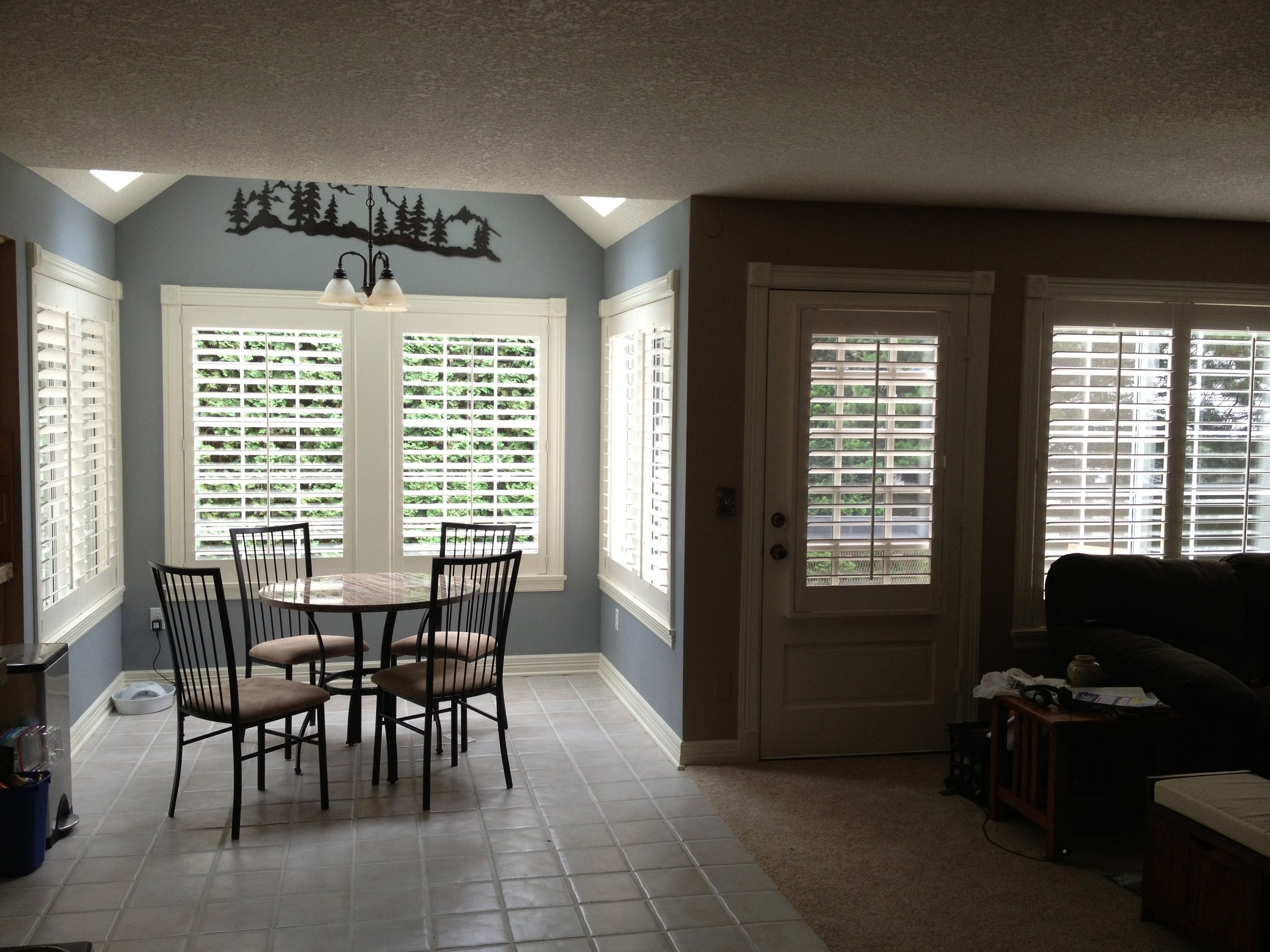 Shutters throughout home