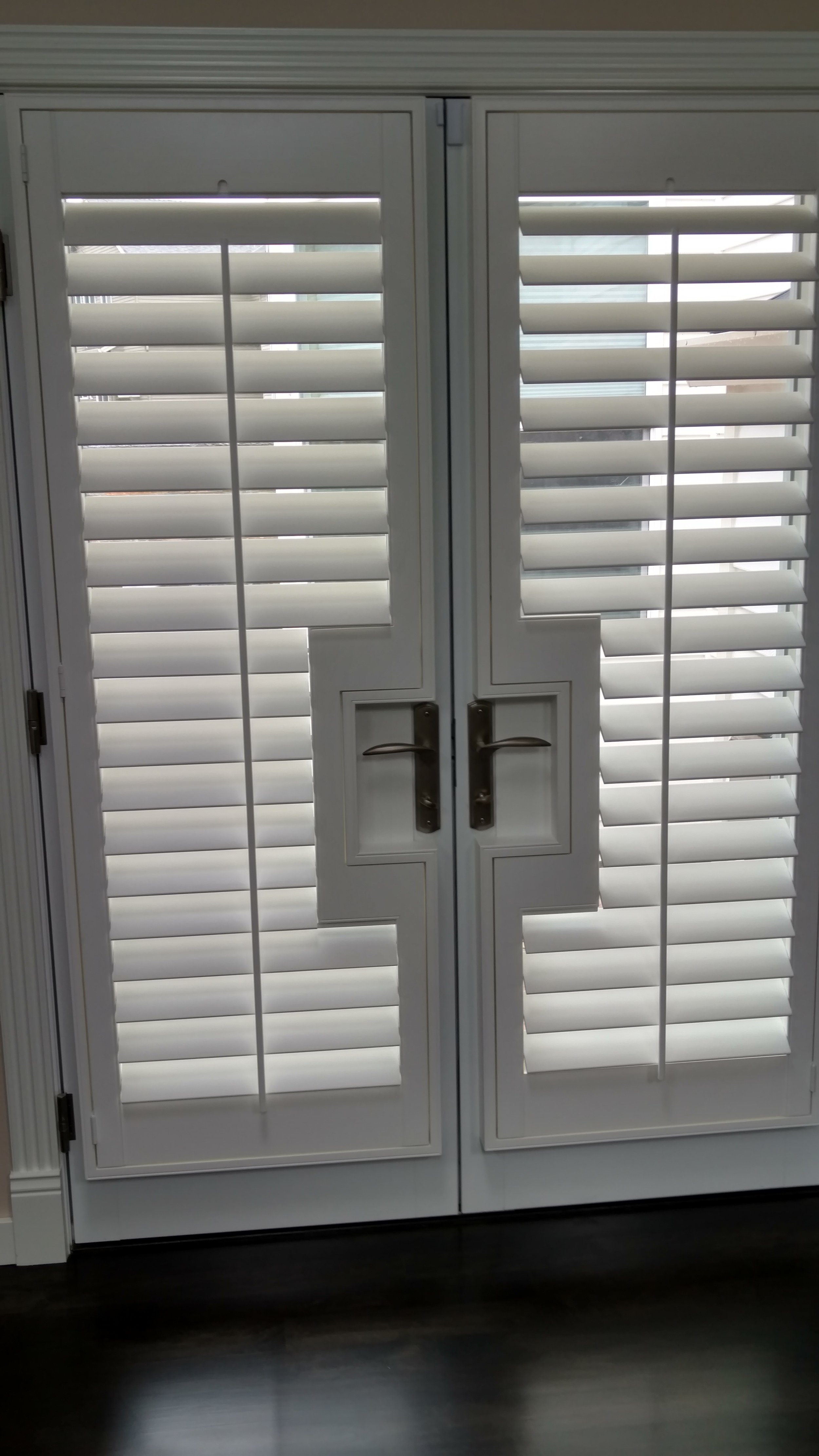 French door shutters