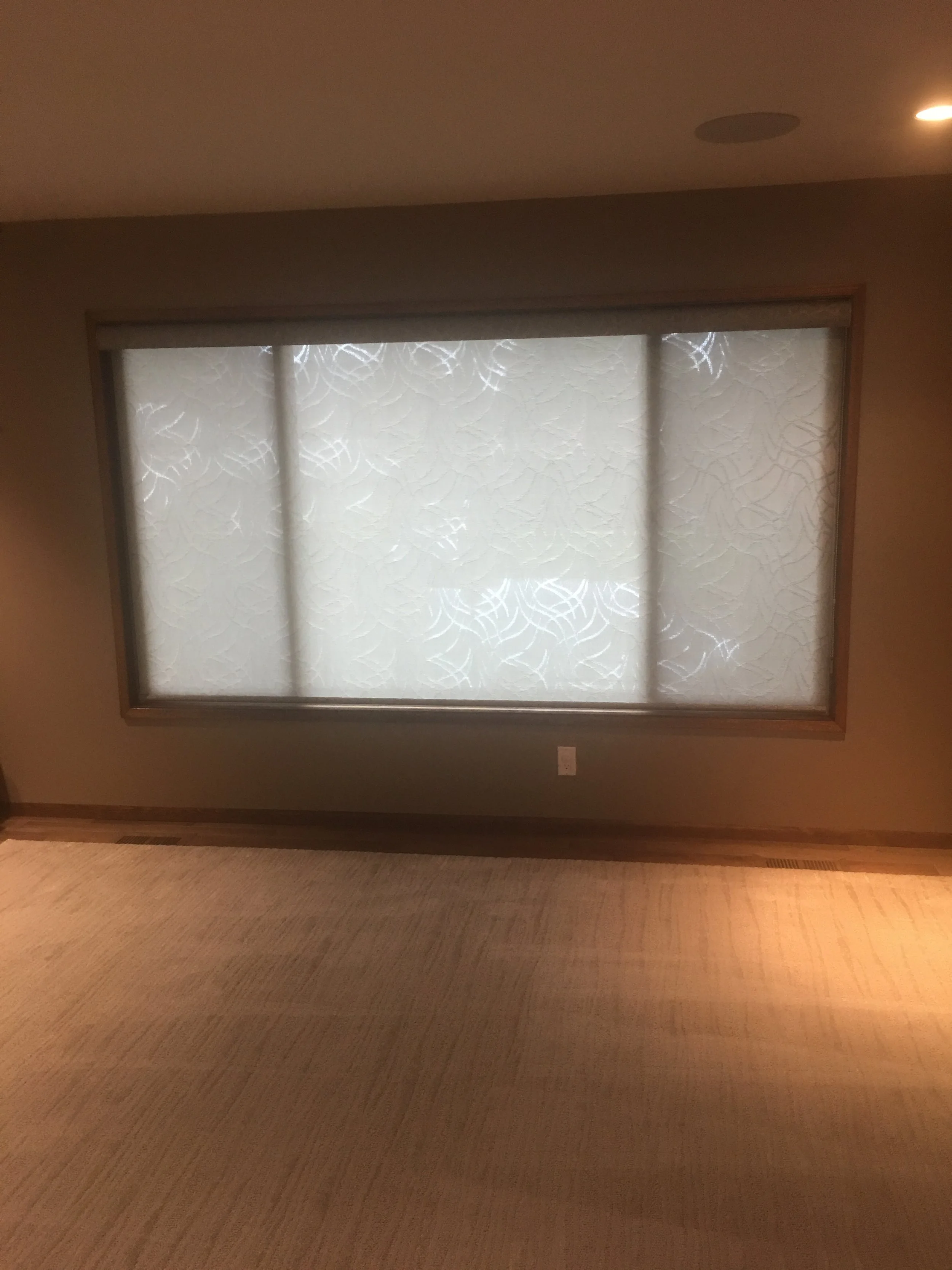 Patterned Hunter Douglas Roller Shade