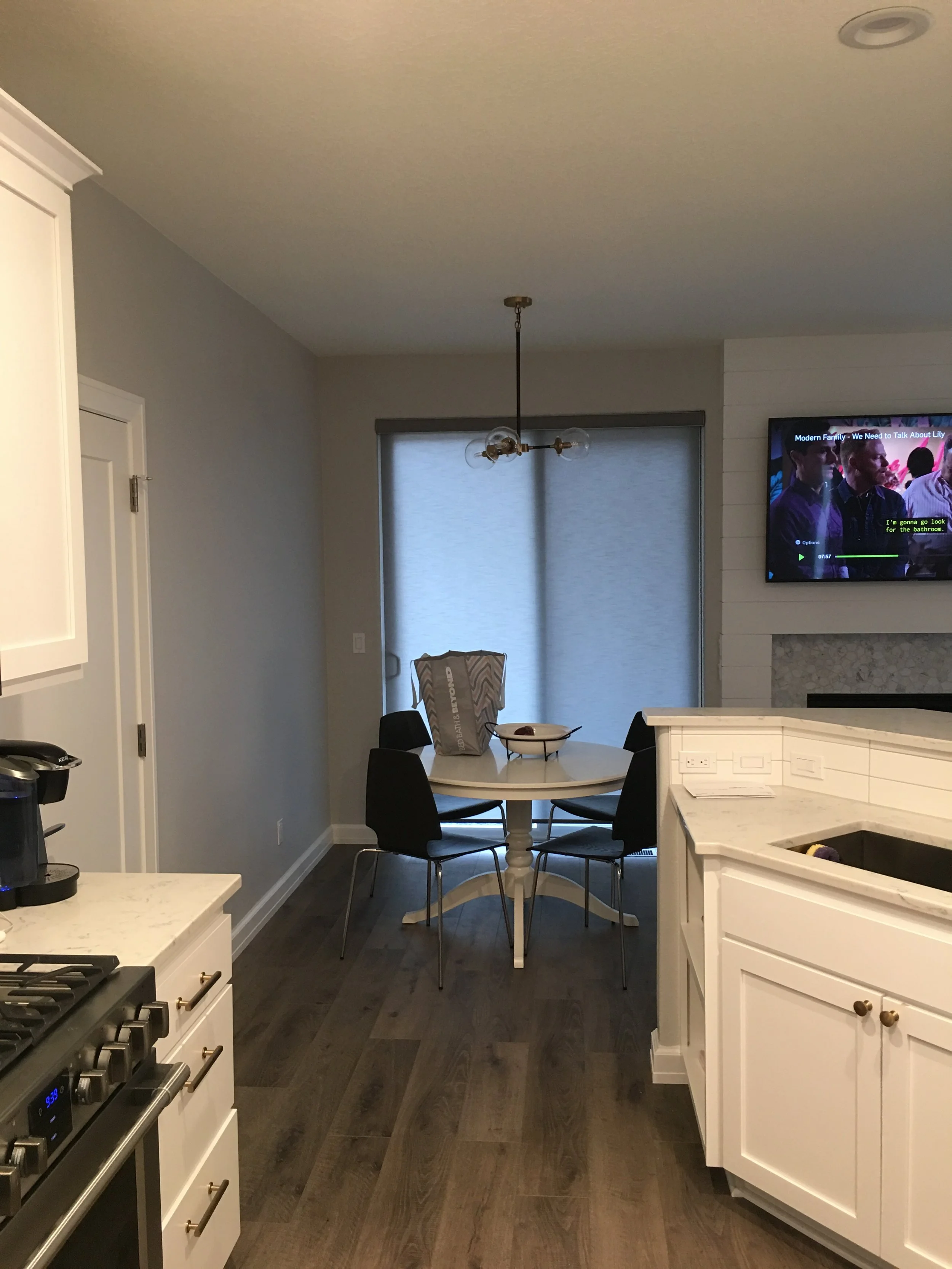 Roller Shade on Slider