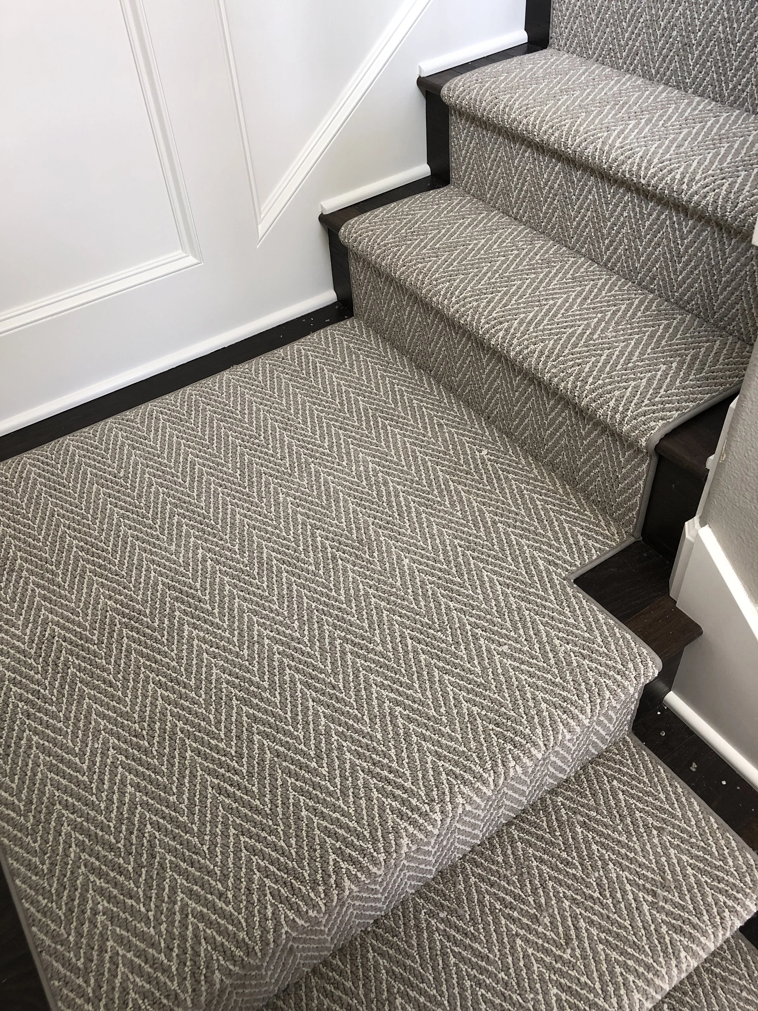 Trending Herringbone Carpet Installations- Only Natural by Tuftex