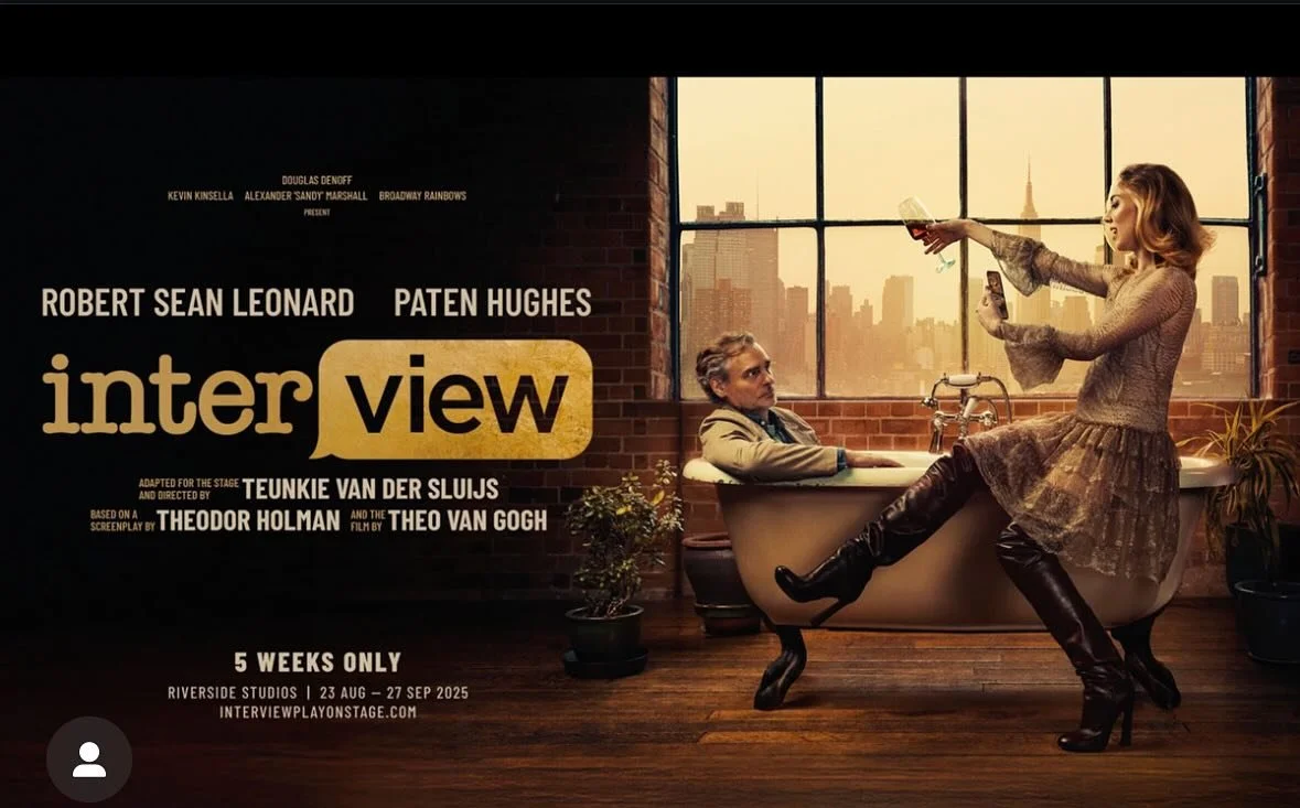 Gorgeous @interviewplayonstage artwork shot here. 🗽@ddenoff @feastcreative @ollierosserphoto @bernatbuscato @jessicakmakeup @michaeldavidmckernan @5thwallstudio @c.twining #photolocation #filmlocation #factorylocation #londonshootlocation #shootloca