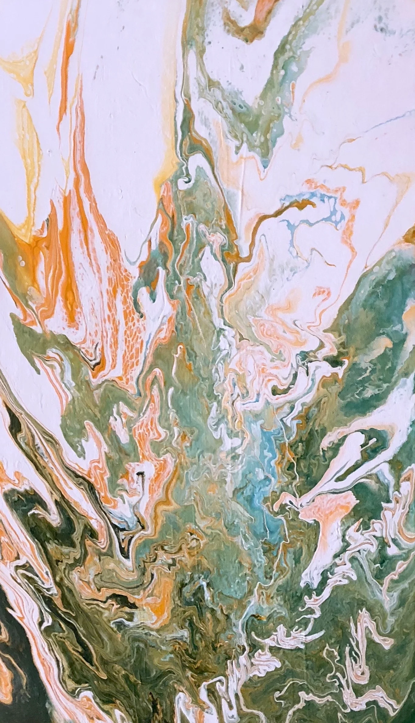 I Will Not Take These Things | Erin McGrath Rieke | Acrylic on Canvas | 12x22