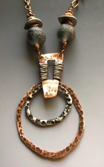 ENCIRCLED AND ENTWINED | HANDCRAFTED METAL | 2.5X2.25