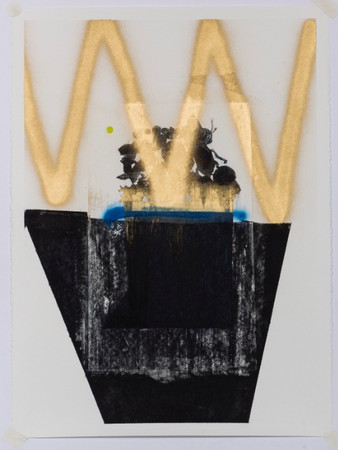 WHO CARES II | FRAMED MIXED MEDIA ON PAPER | 22X30