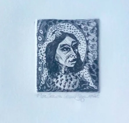 FLEA SEASON | ETCHING | 12X14