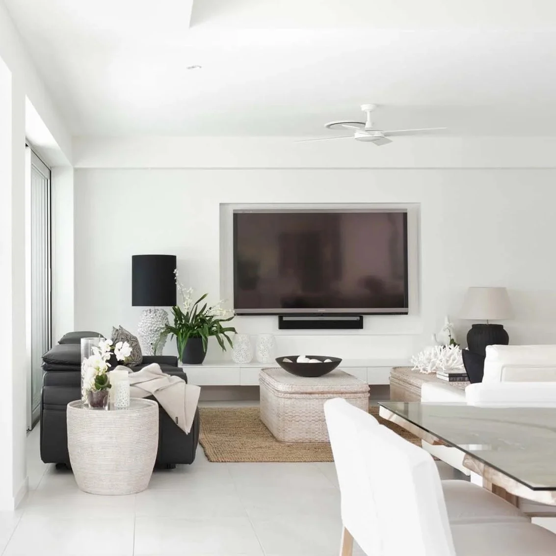 Noosa Waters Black and White House Interior Design Project