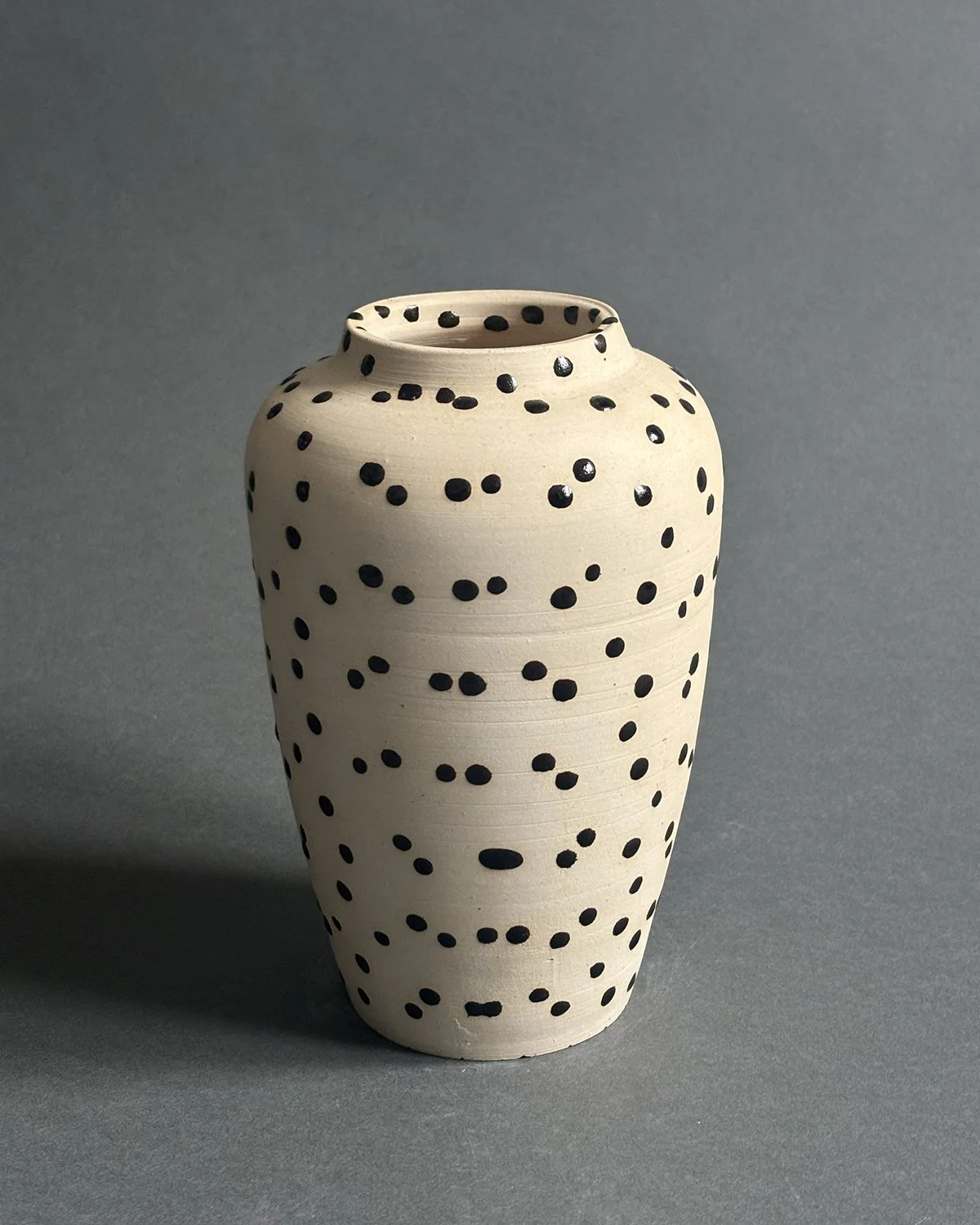 “Trails”, Ceramic and glaze, 4.5” x 4.5” x 7”, 2024