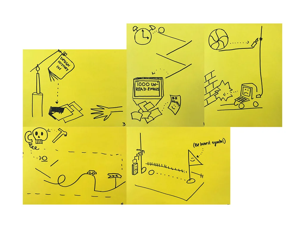 Storyboarding and prototyping with Leah Maldonado and Maryana Kuznetsova