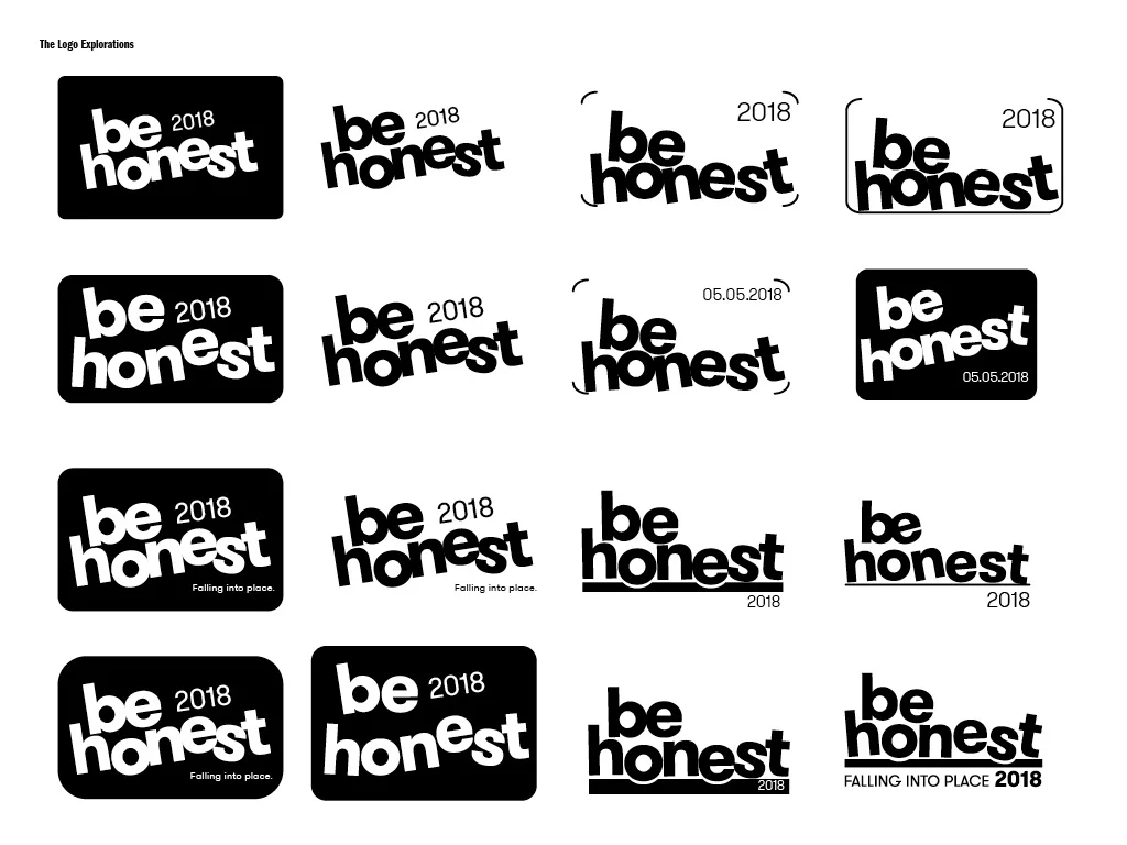 Fraction of the logo explorations