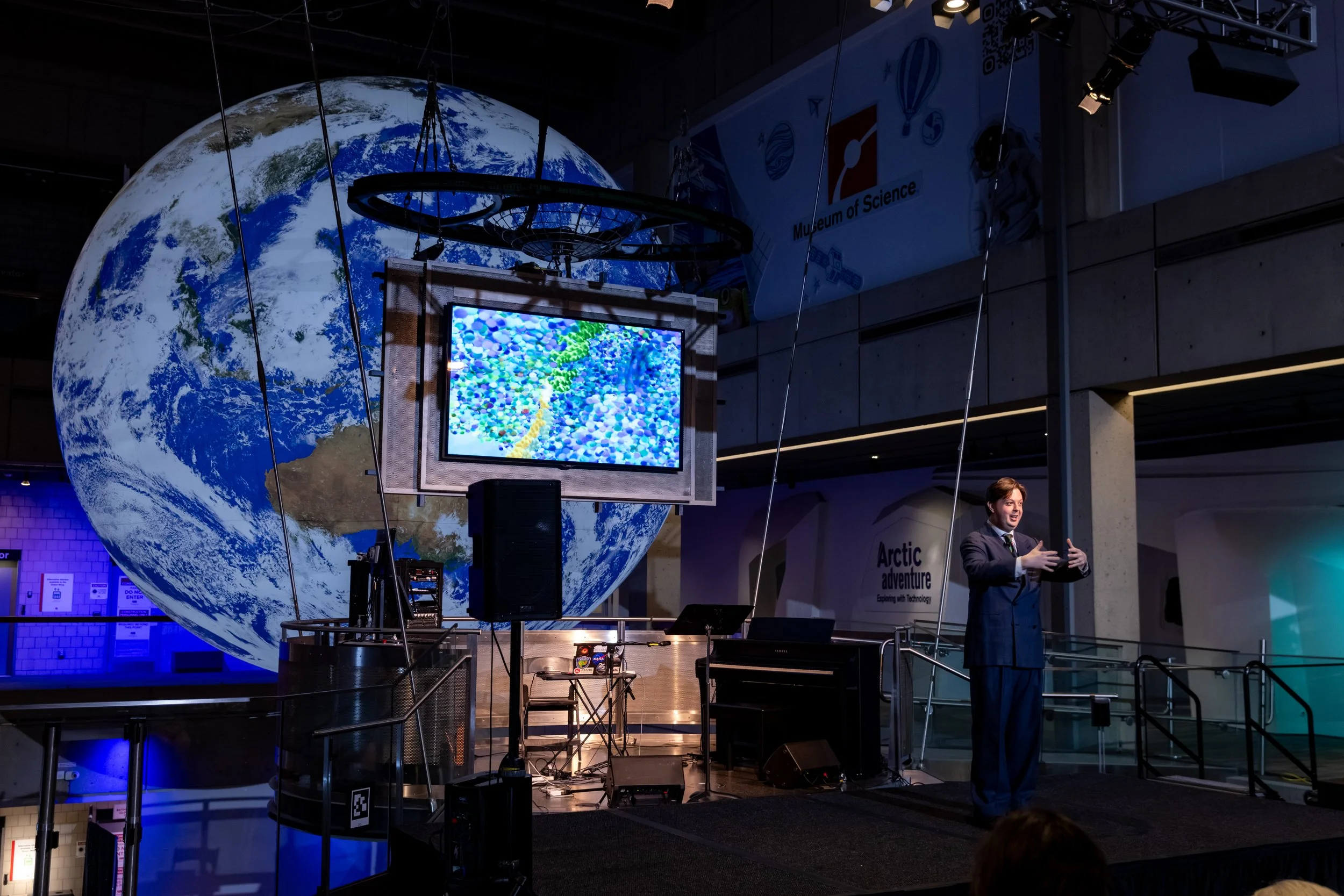 David at Cellular Dance, Museum of Science, Boston